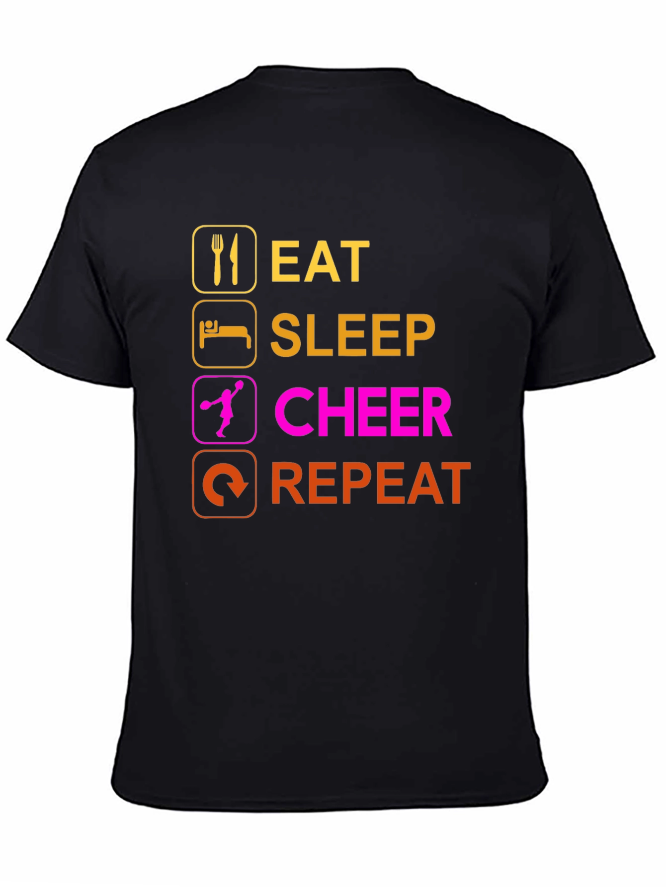 Eat Sleep Cheer Repeat T-Shirt