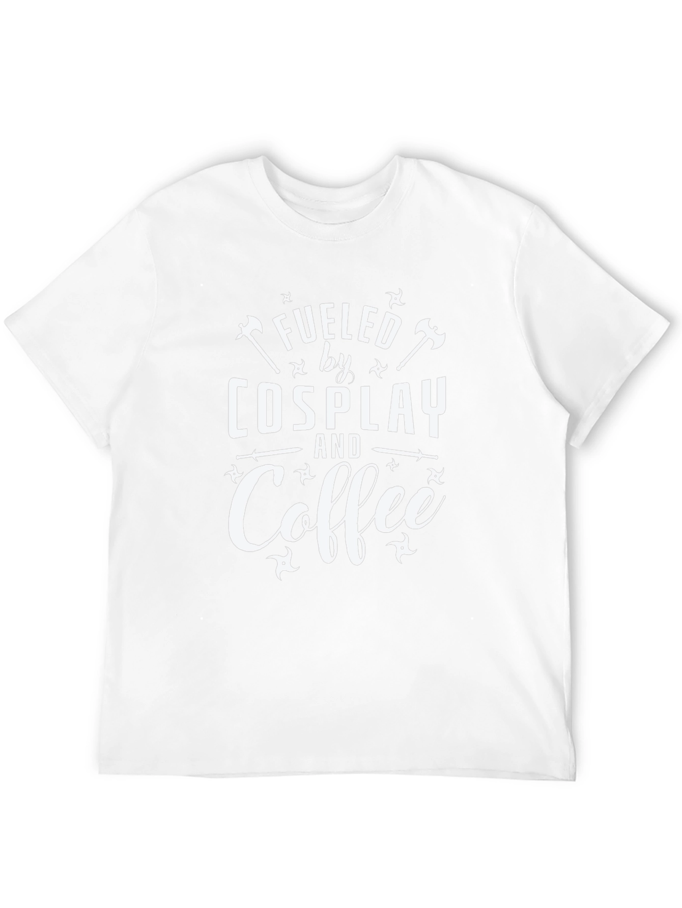 Fueled by Cosplay and Coffee Black T-Shirt