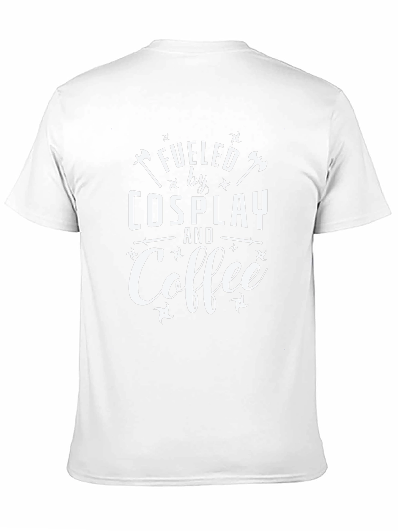 Fueled by Cosplay and Coffee Black T-Shirt