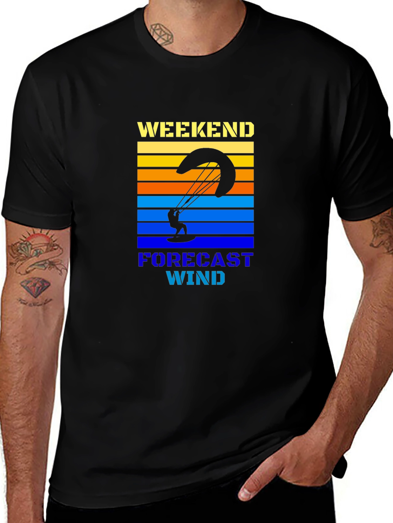 Weekend Forecast Wind Kitesurfing T-Shirt