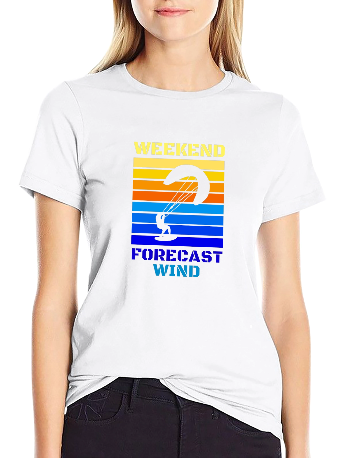 Weekend Forecast Wind Kitesurfing T-Shirt