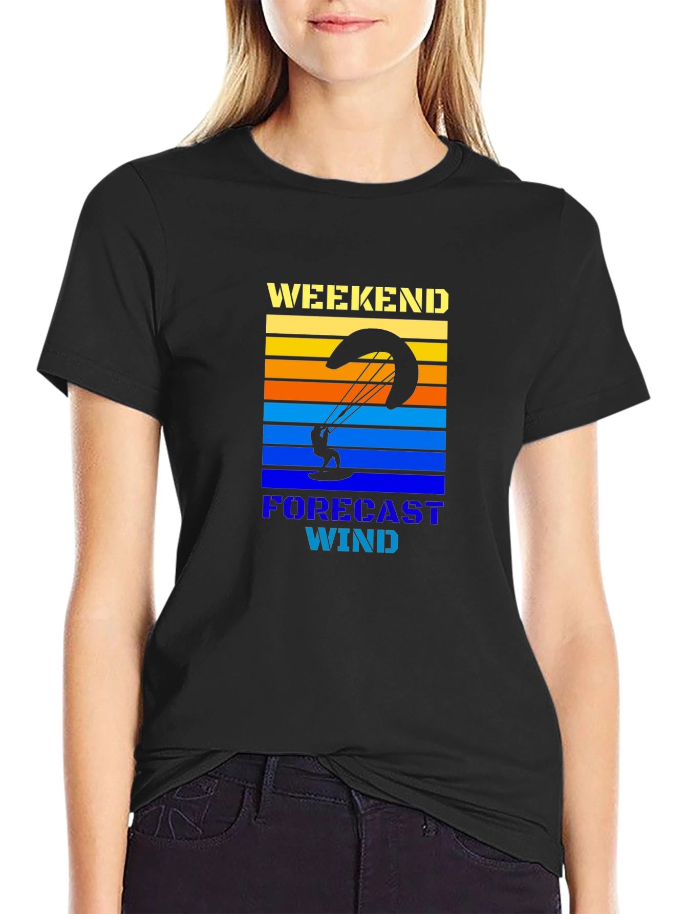 Weekend Forecast Wind Kitesurfing T-Shirt