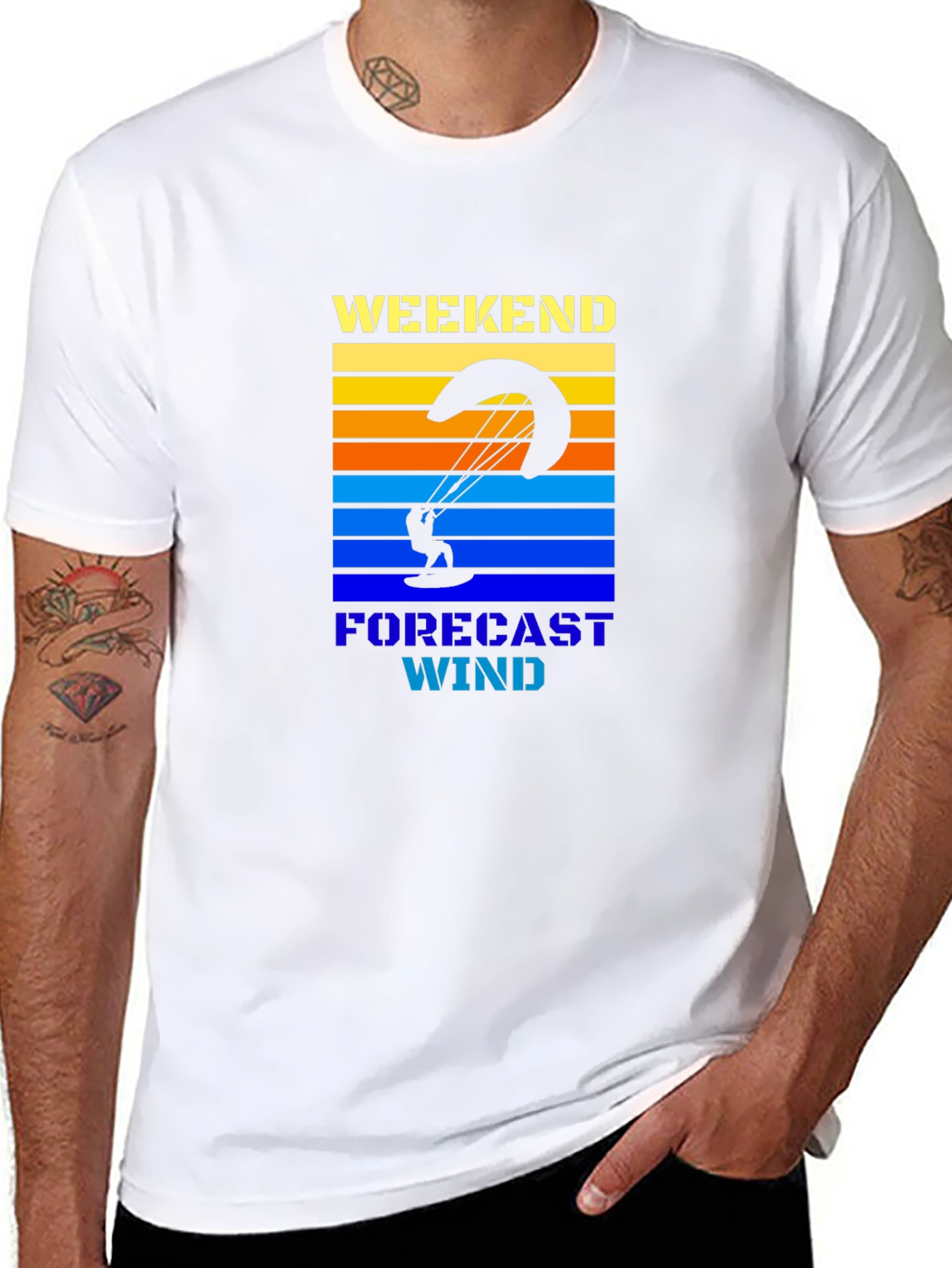 Weekend Forecast Wind Kitesurfing T-Shirt