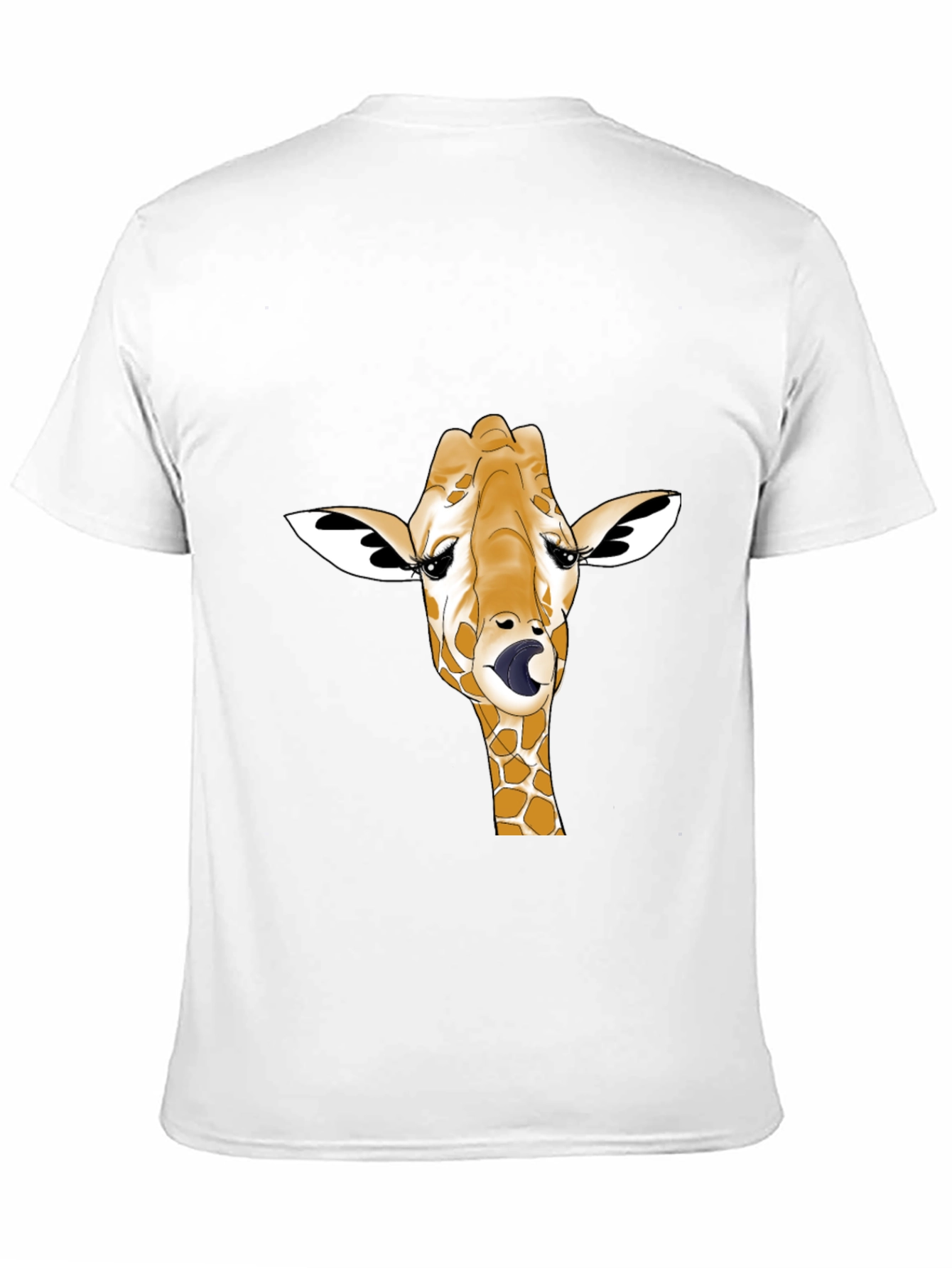 Giraffe Tongue T-Shirt - Funny Animal Tee