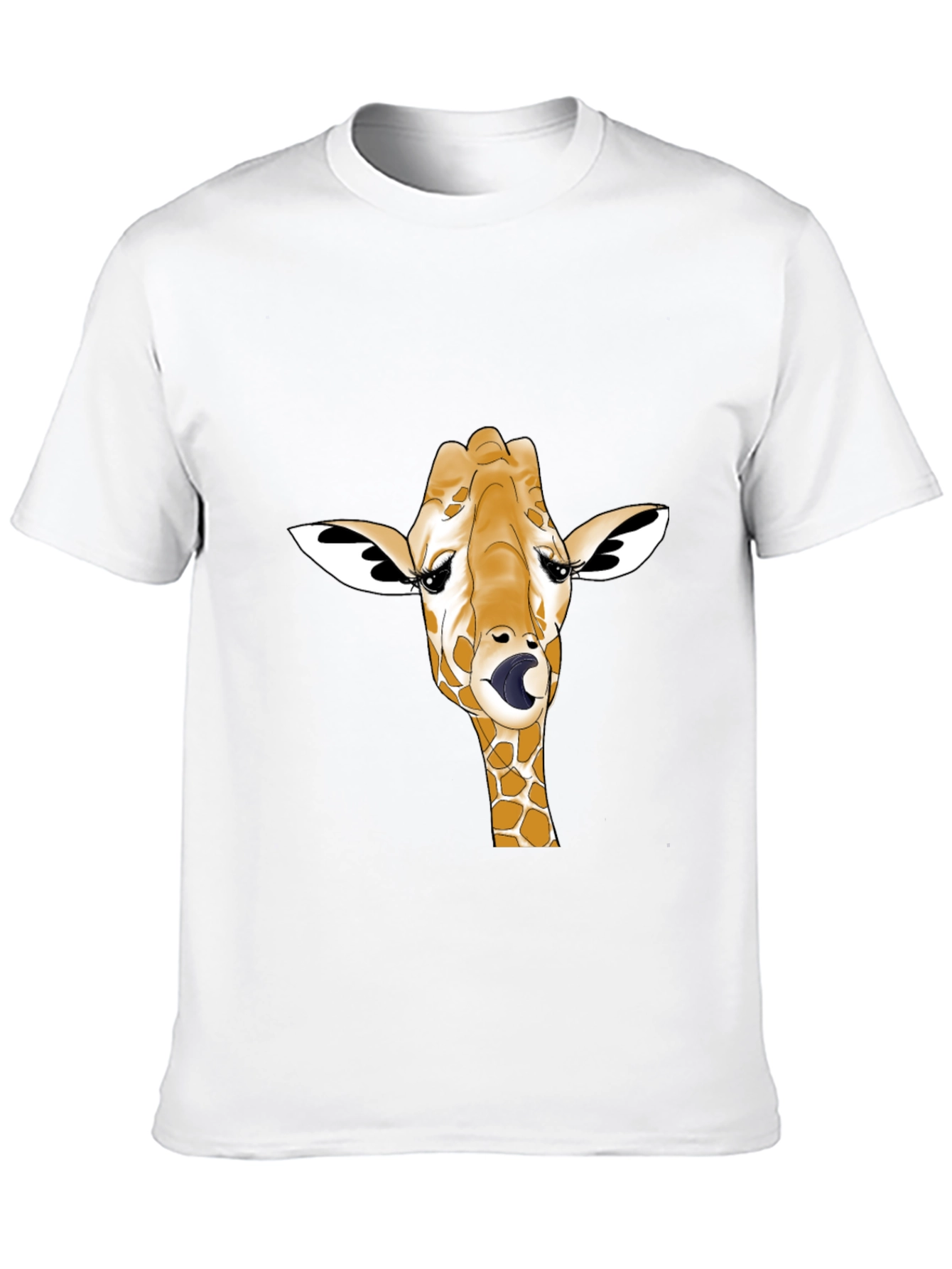 Giraffe Tongue T-Shirt - Funny Animal Tee