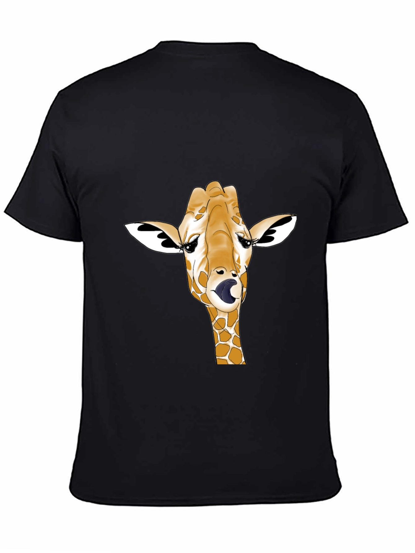 Giraffe Tongue T-Shirt - Funny Animal Tee