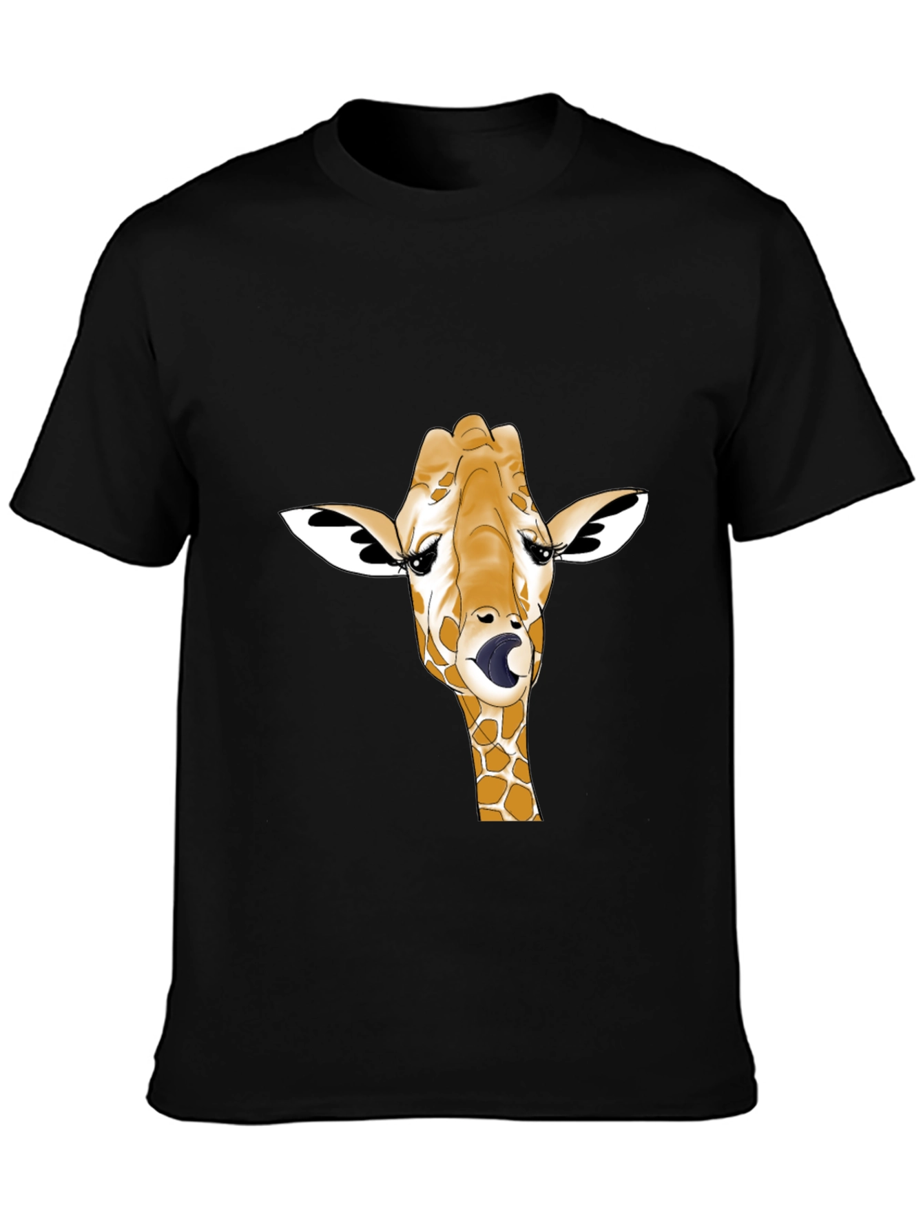 Giraffe Tongue T-Shirt - Funny Animal Tee