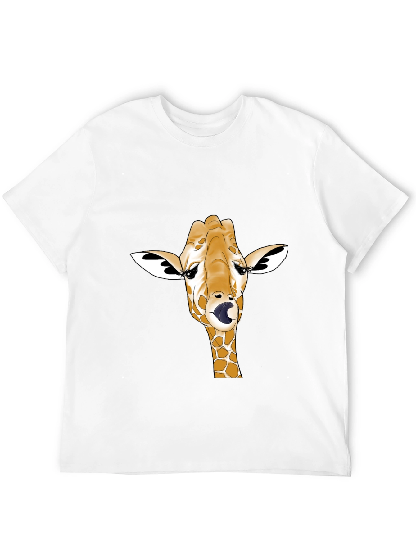 Giraffe Tongue T-Shirt - Funny Animal Tee