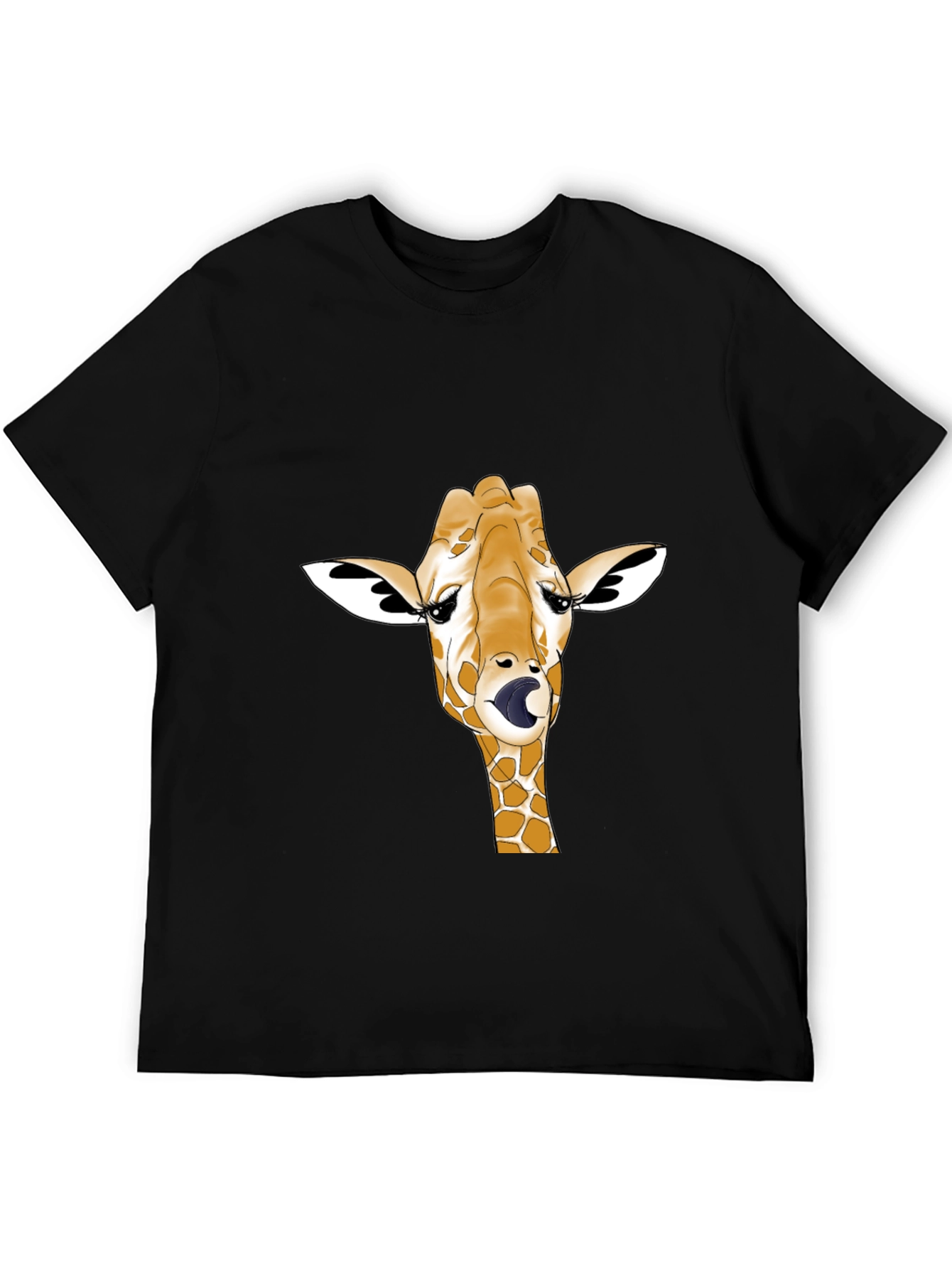 Giraffe Tongue T-Shirt - Funny Animal Tee