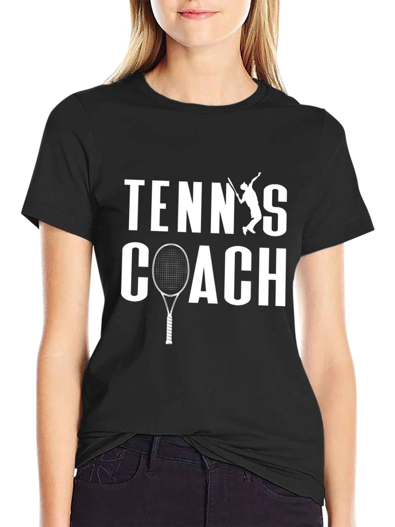 Tennis Coach Graphic T-Shirt