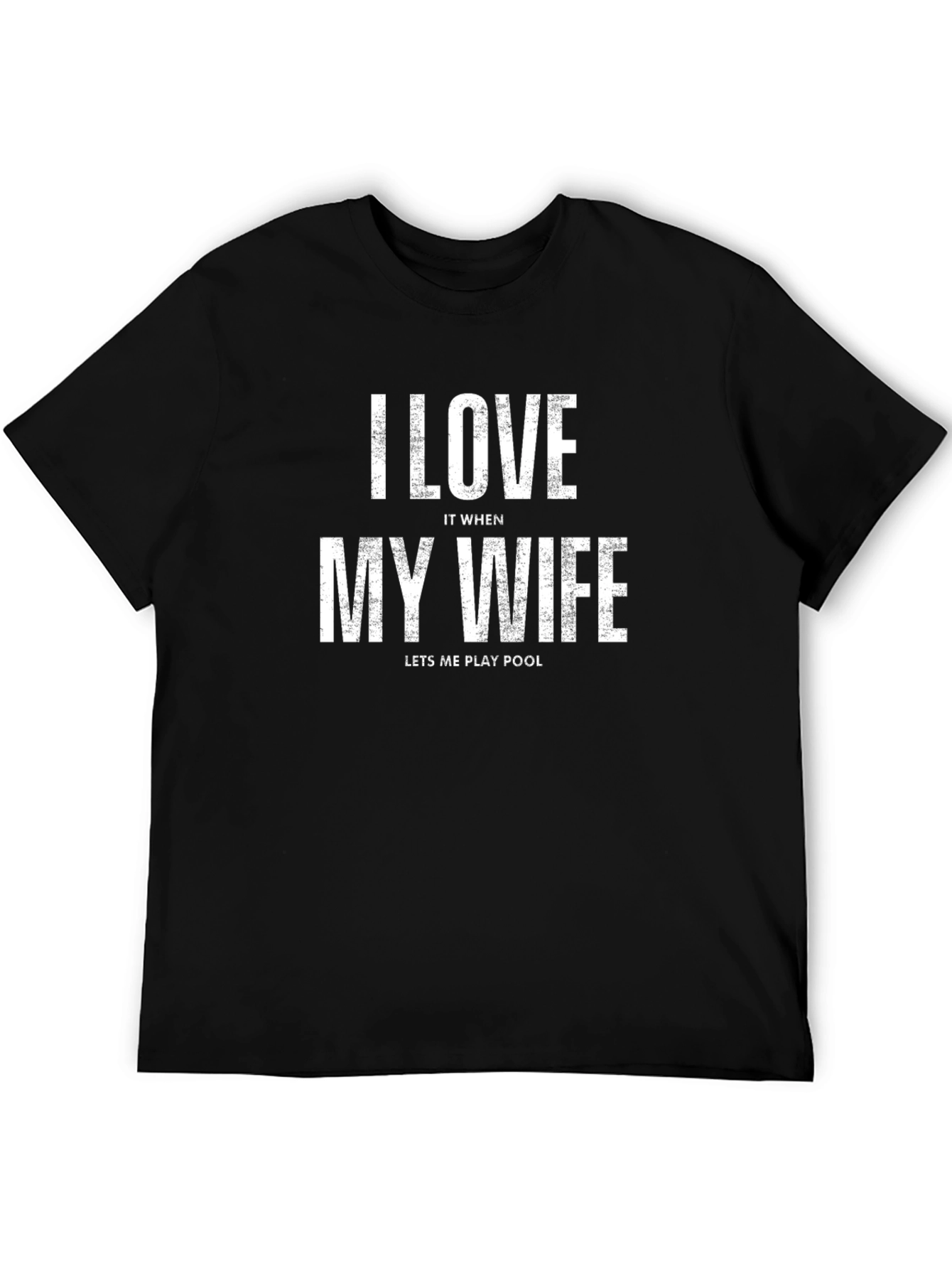 I Love My Wife Pool T-Shirt Funny Husband Tee