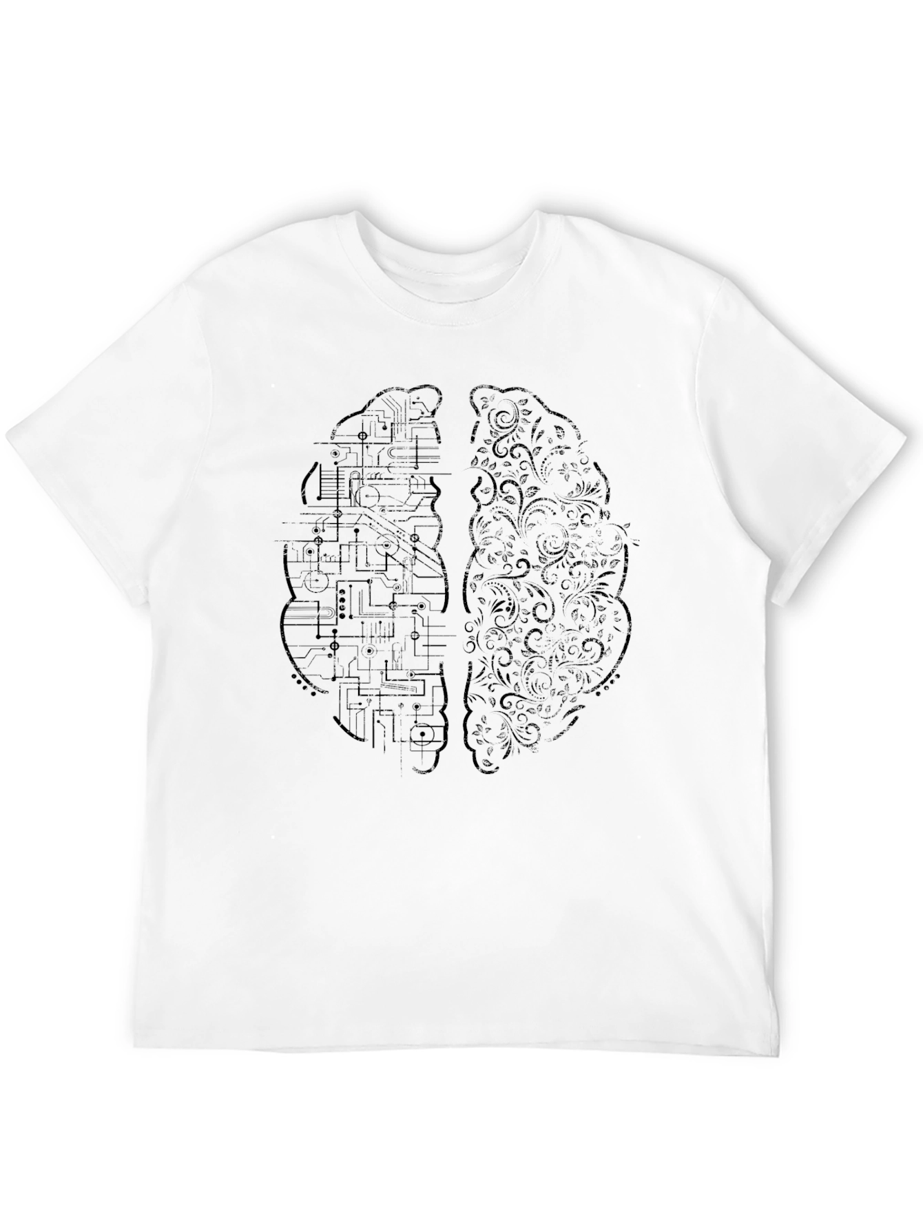 Brain Anatomy Tee - Left Right Brain T-Shirt