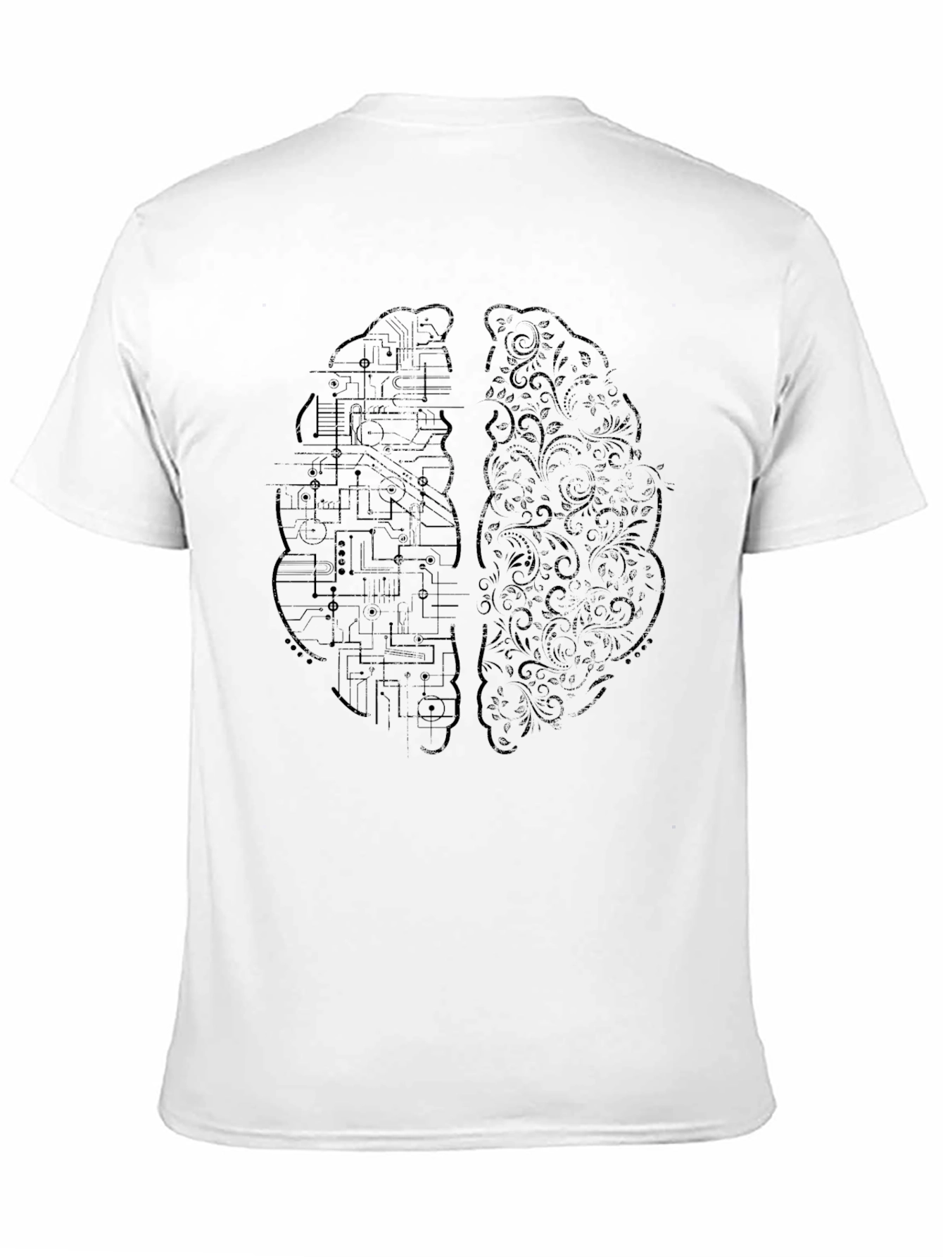 Brain Anatomy Tee - Left Right Brain T-Shirt