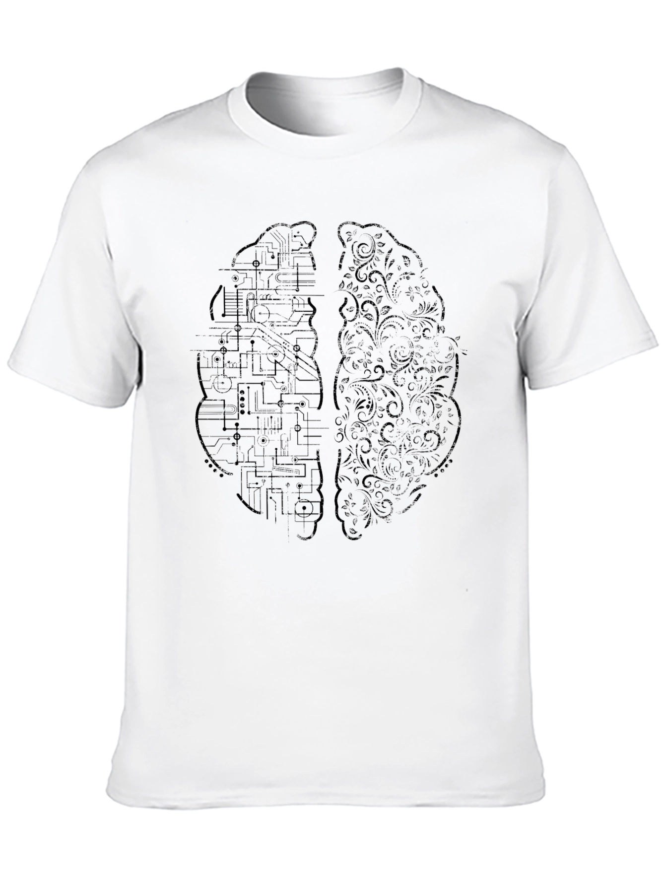Brain Anatomy Tee - Left Right Brain T-Shirt