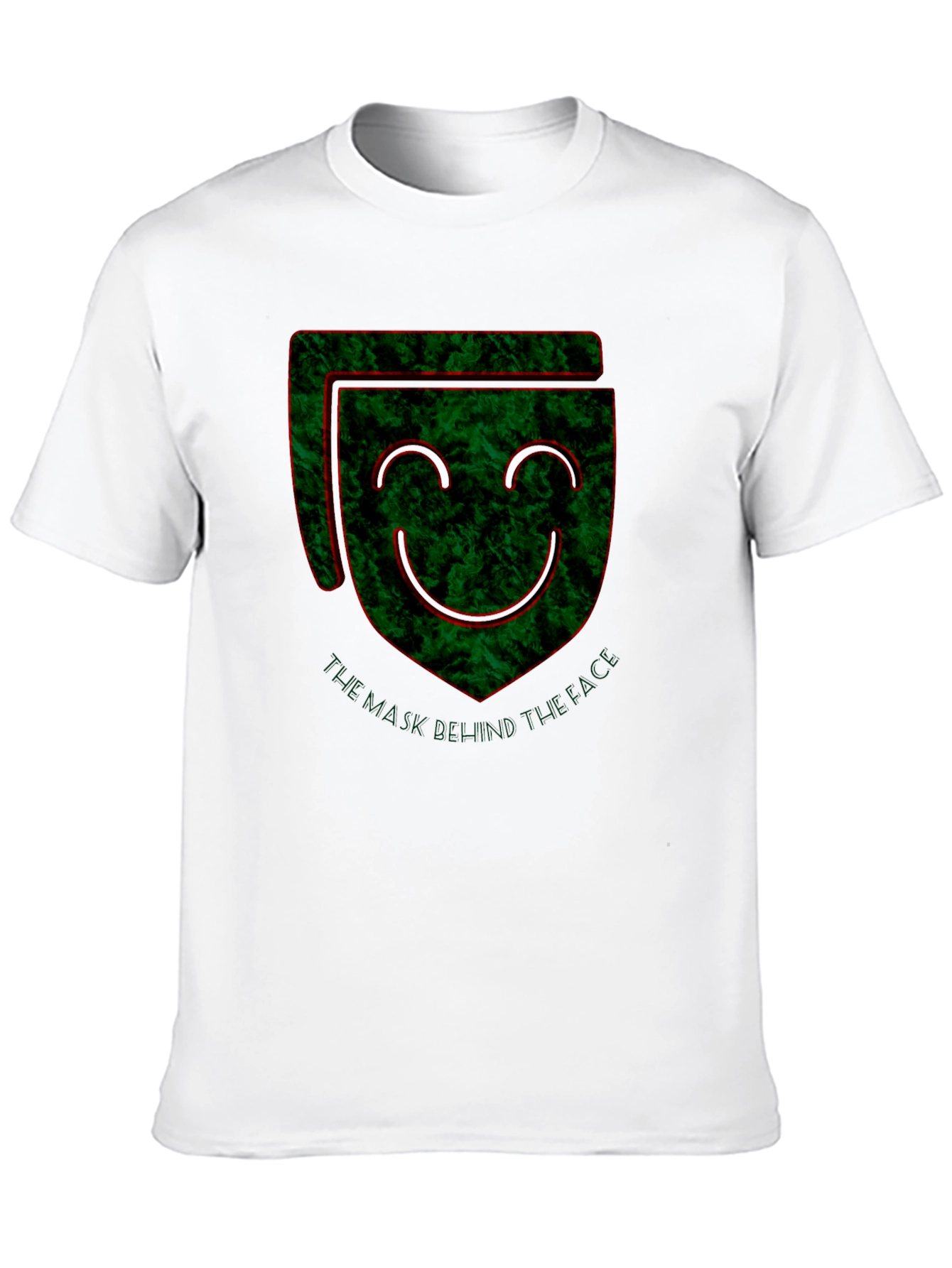 Unique Graphic Print Mens Black T-Shirt