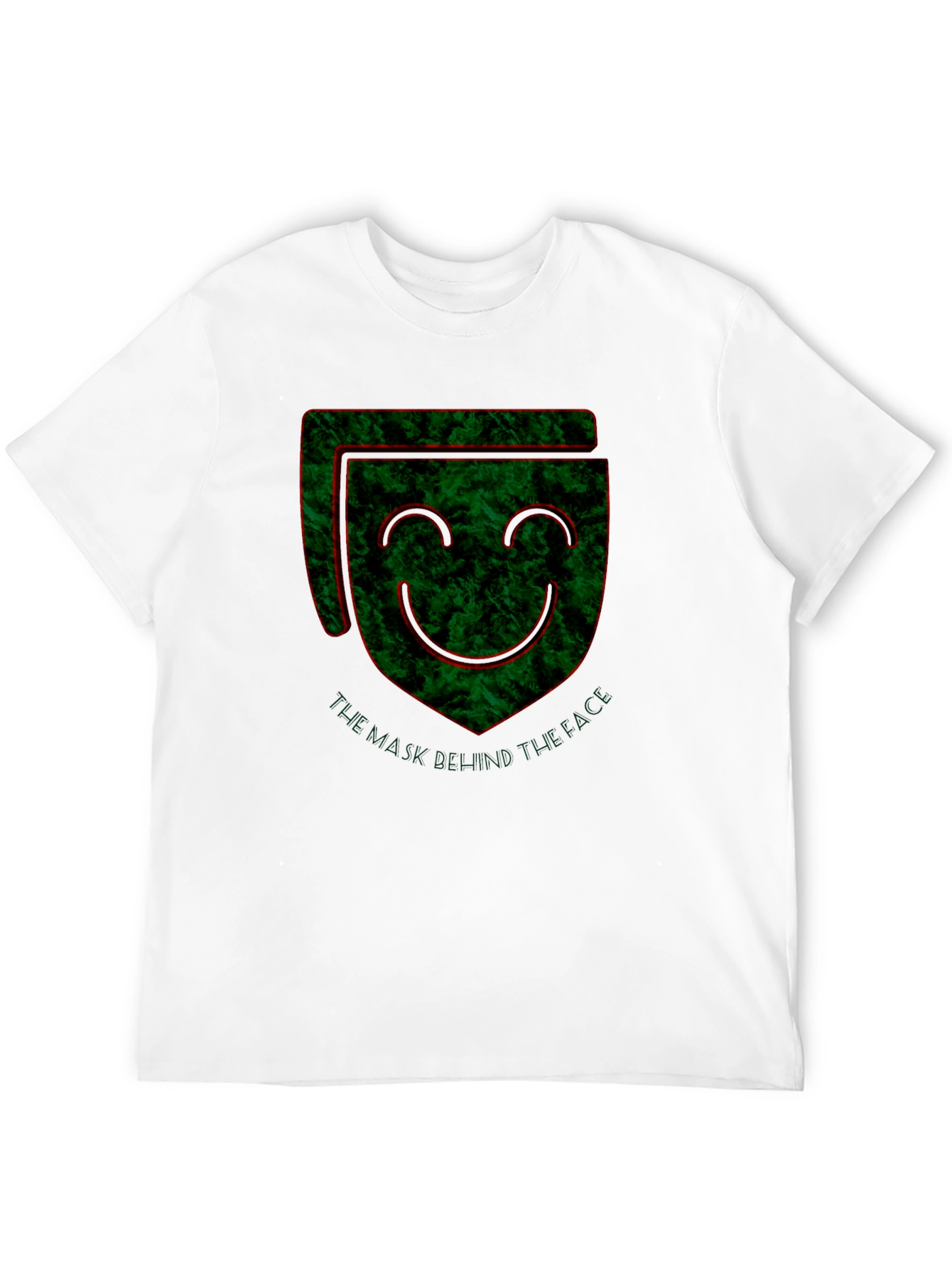 Unique Graphic Print Mens Black T-Shirt