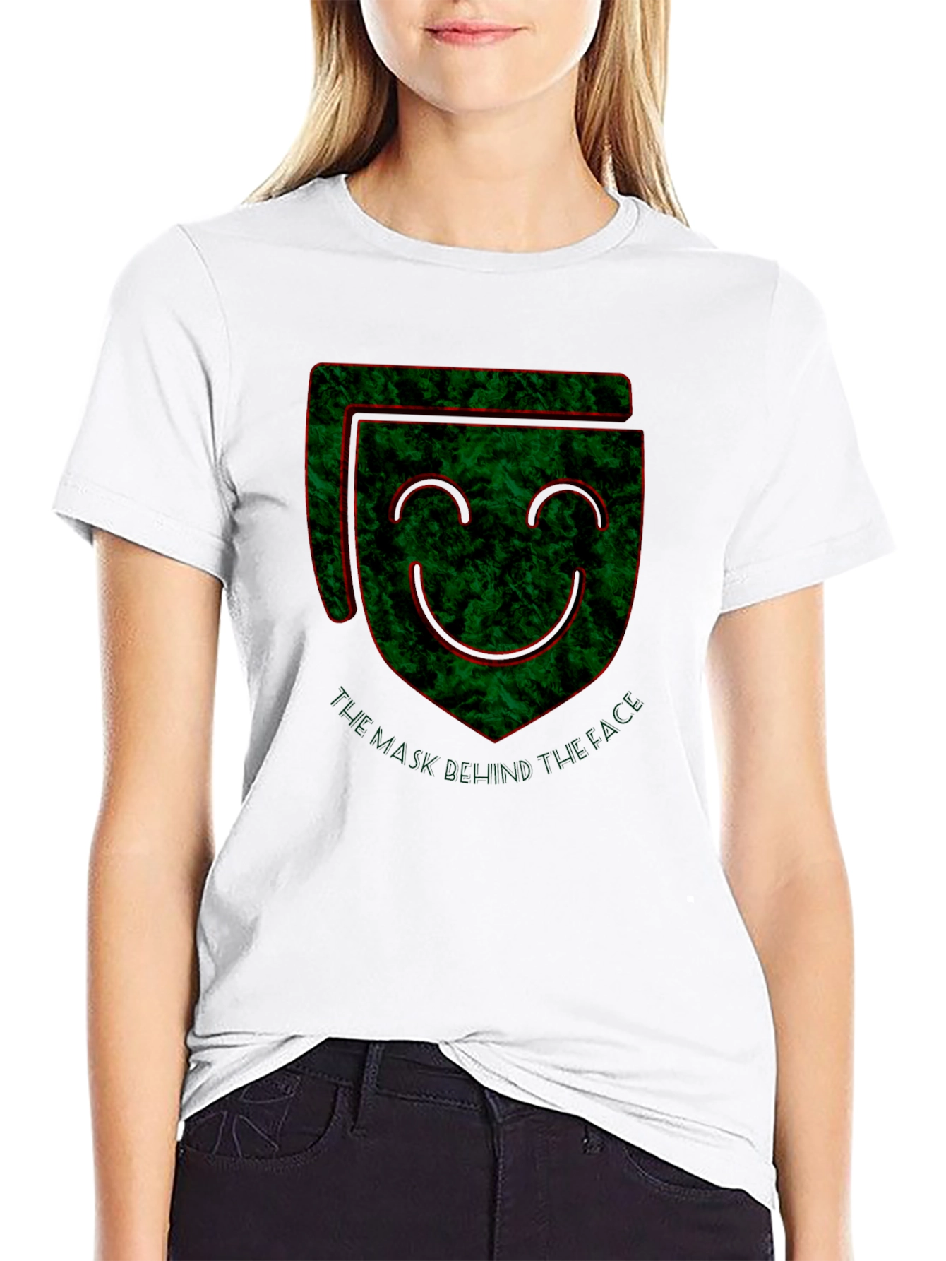 Unique Graphic Print Mens Black T-Shirt