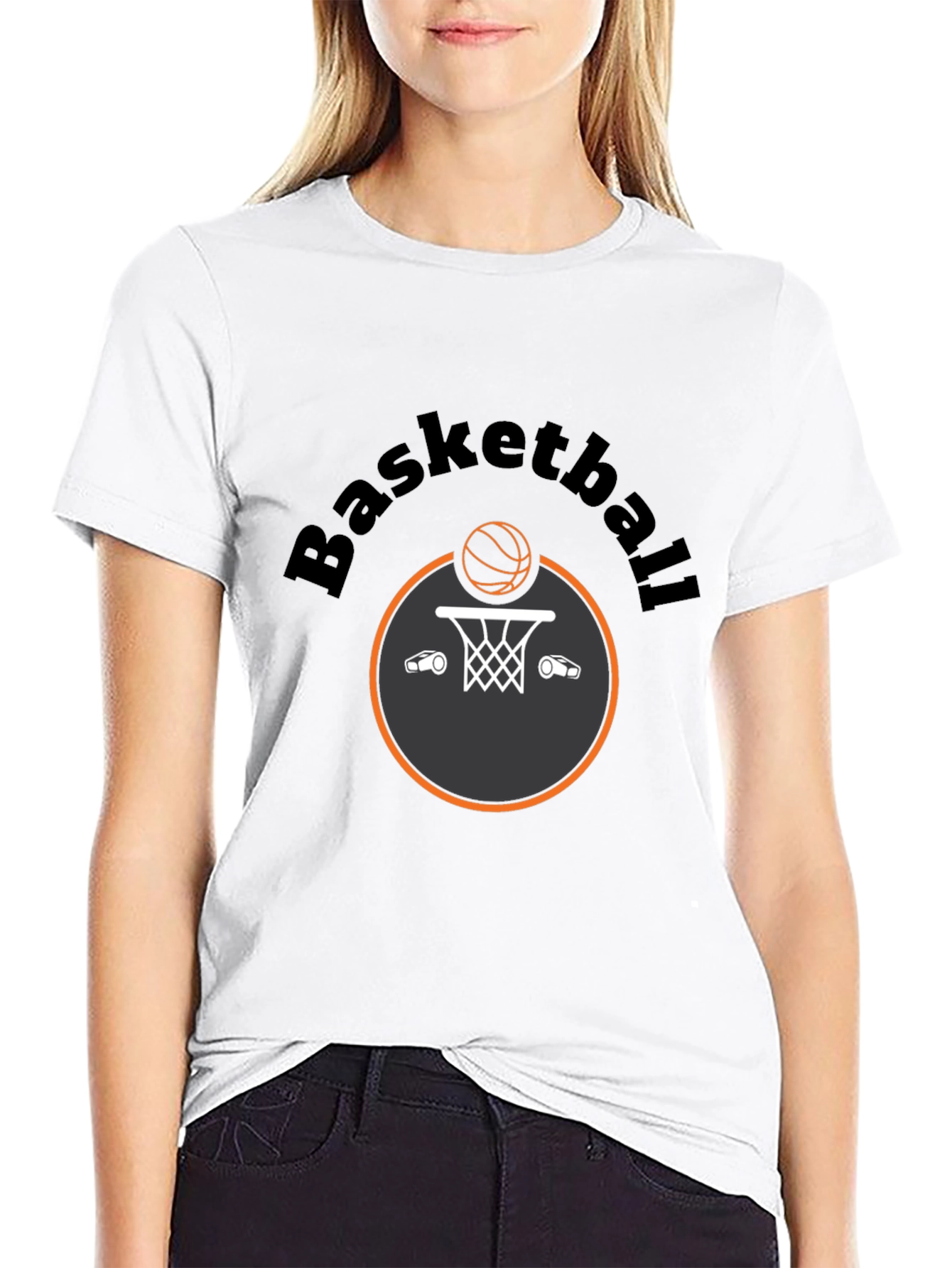 Basketball Graphic T-Shirt - Sporty Casual Tee