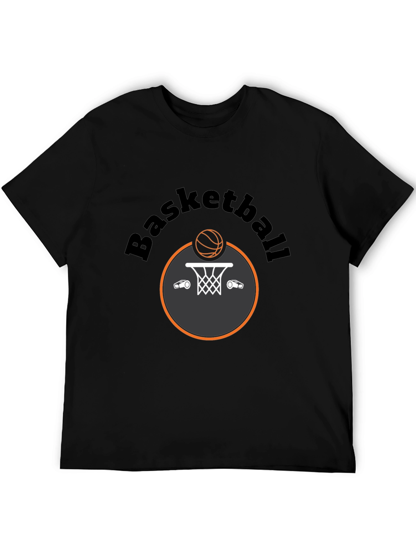 Basketball Graphic T-Shirt - Sporty Casual Tee