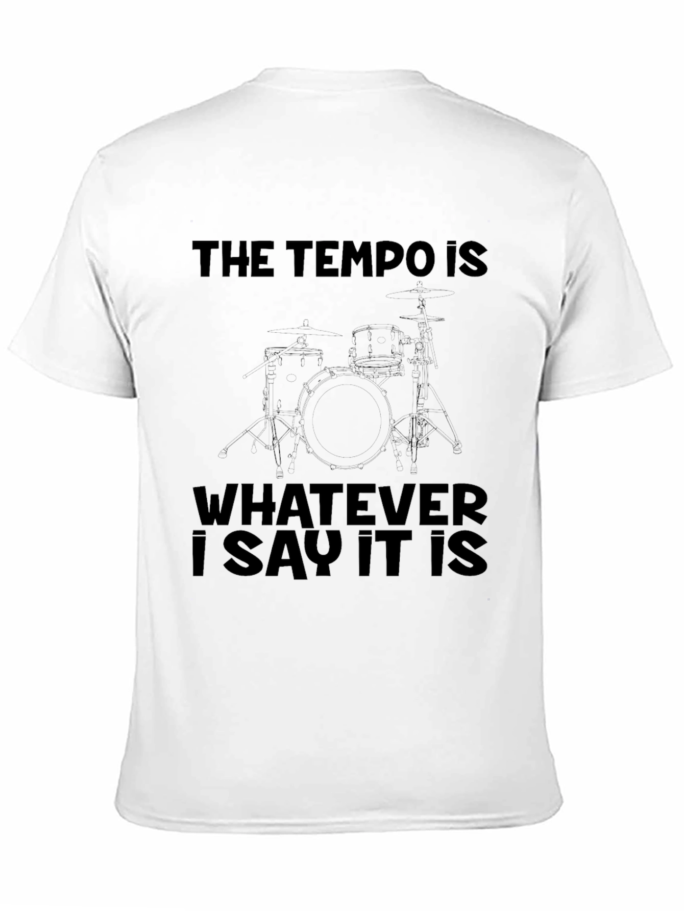 Drummer Tempo T-Shirt - Black