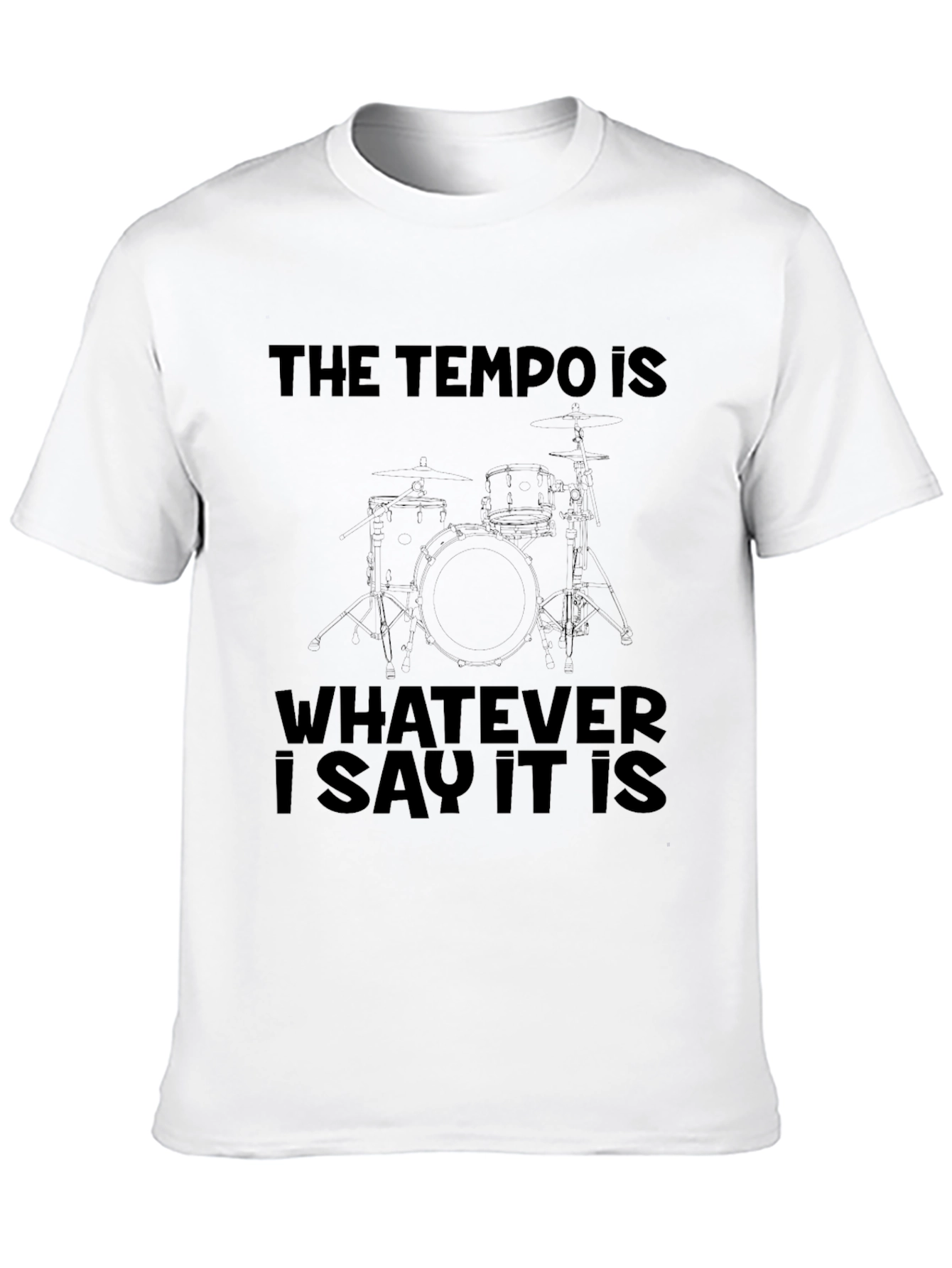 Drummer Tempo T-Shirt - Black