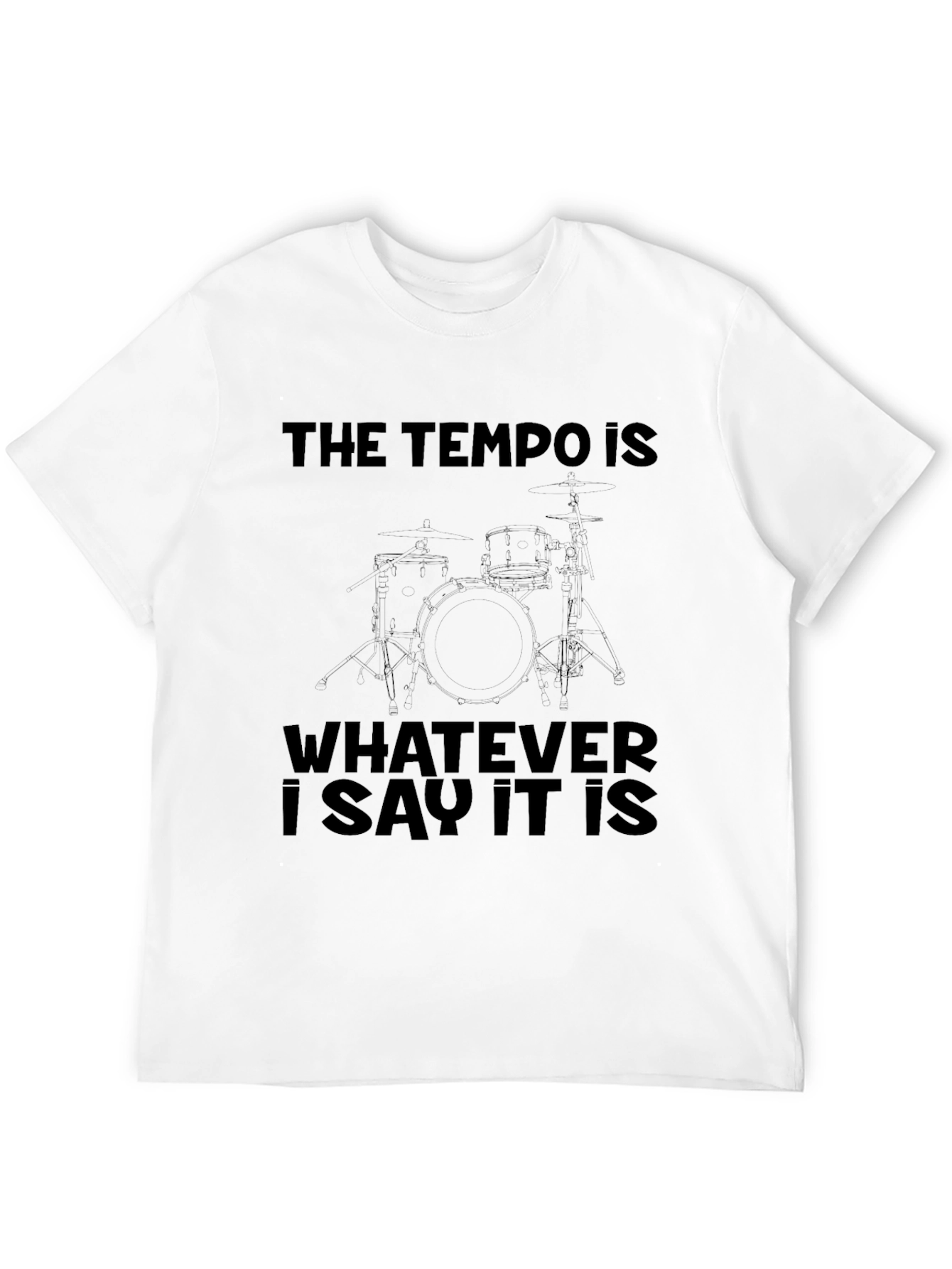 Drummer Tempo T-Shirt - Black