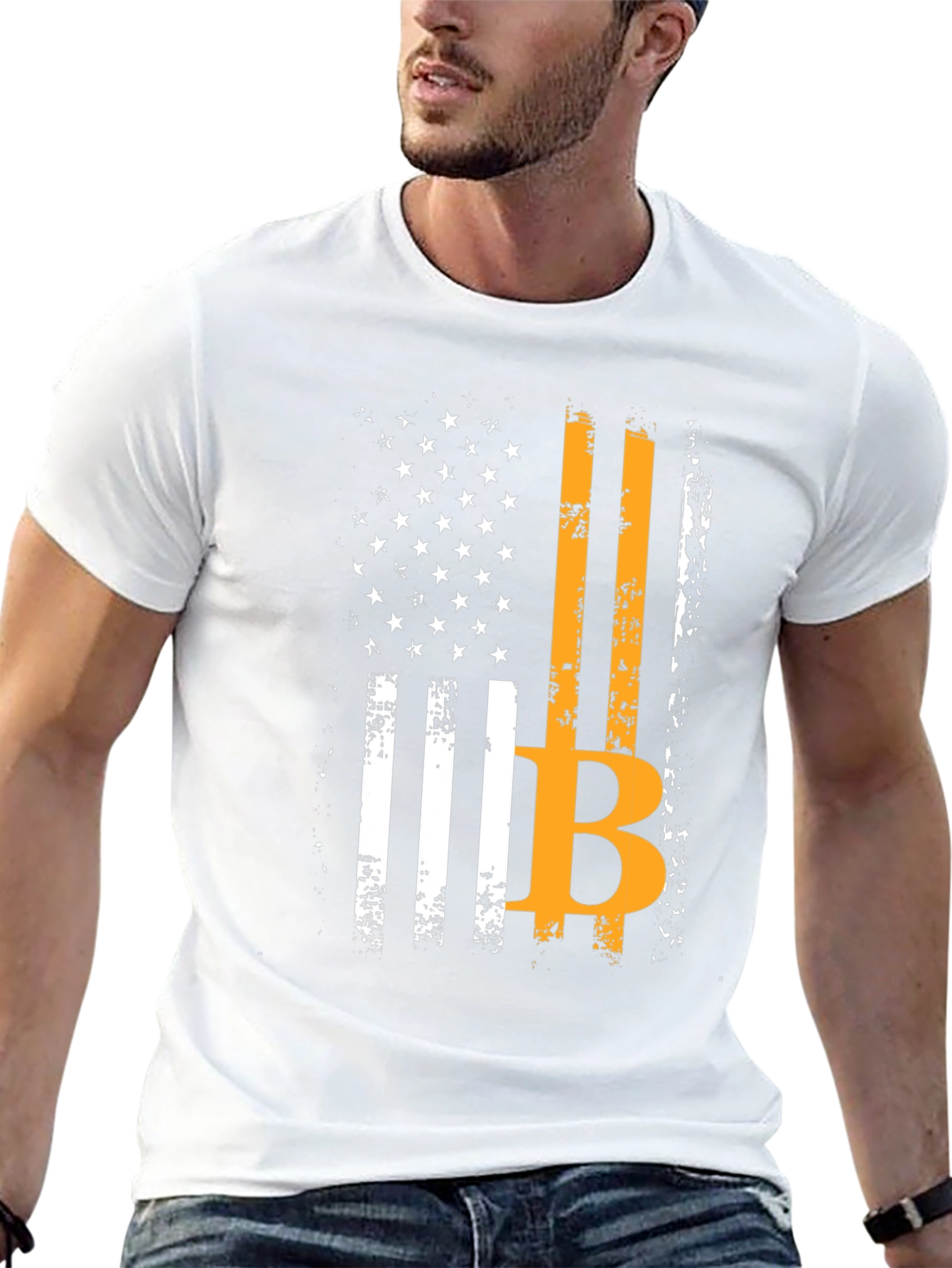 Bitcoin American Flag T-Shirt