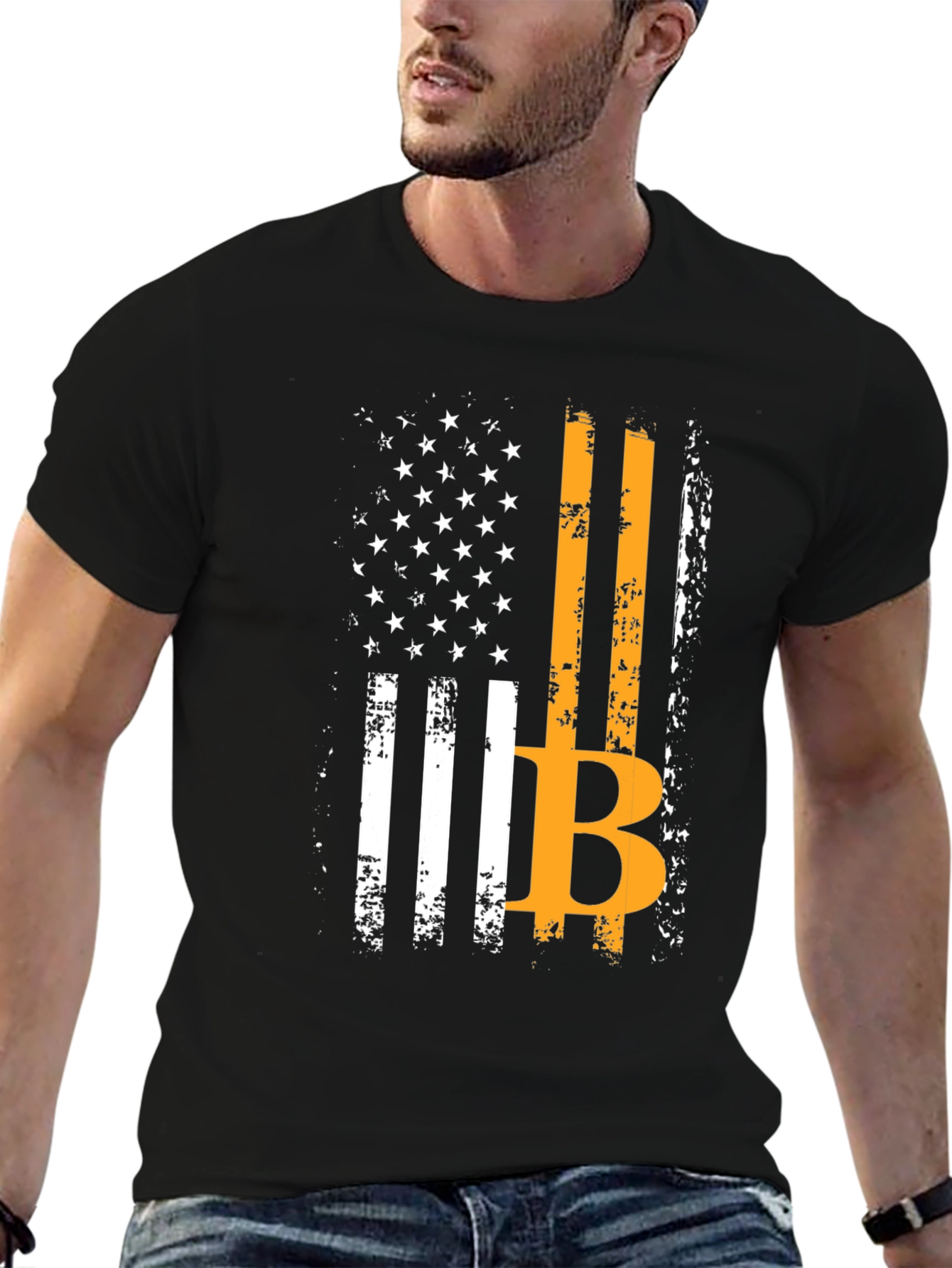 Bitcoin American Flag T-Shirt