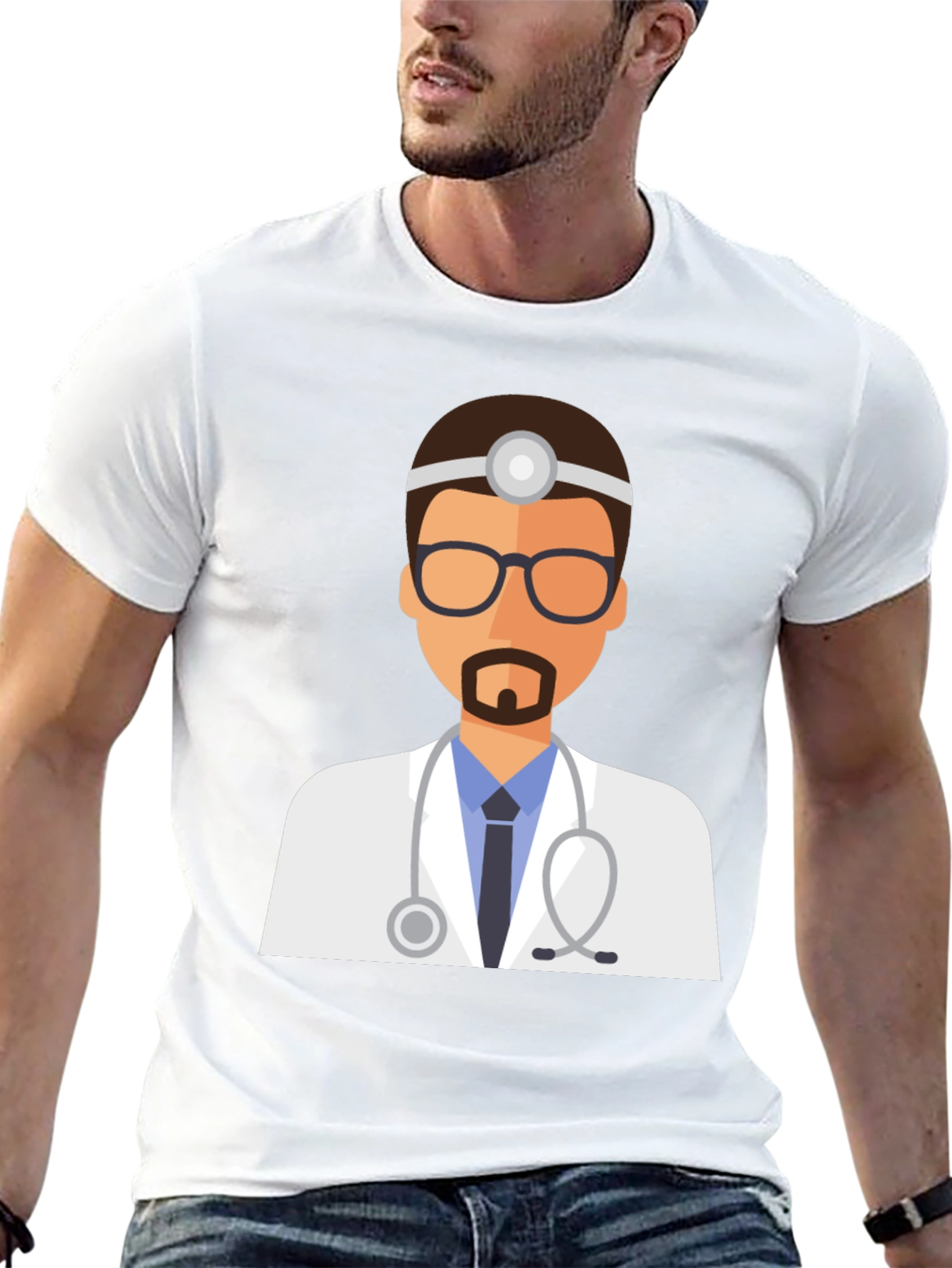 Doctor Graphic Tee - Black Unisex T-Shirt