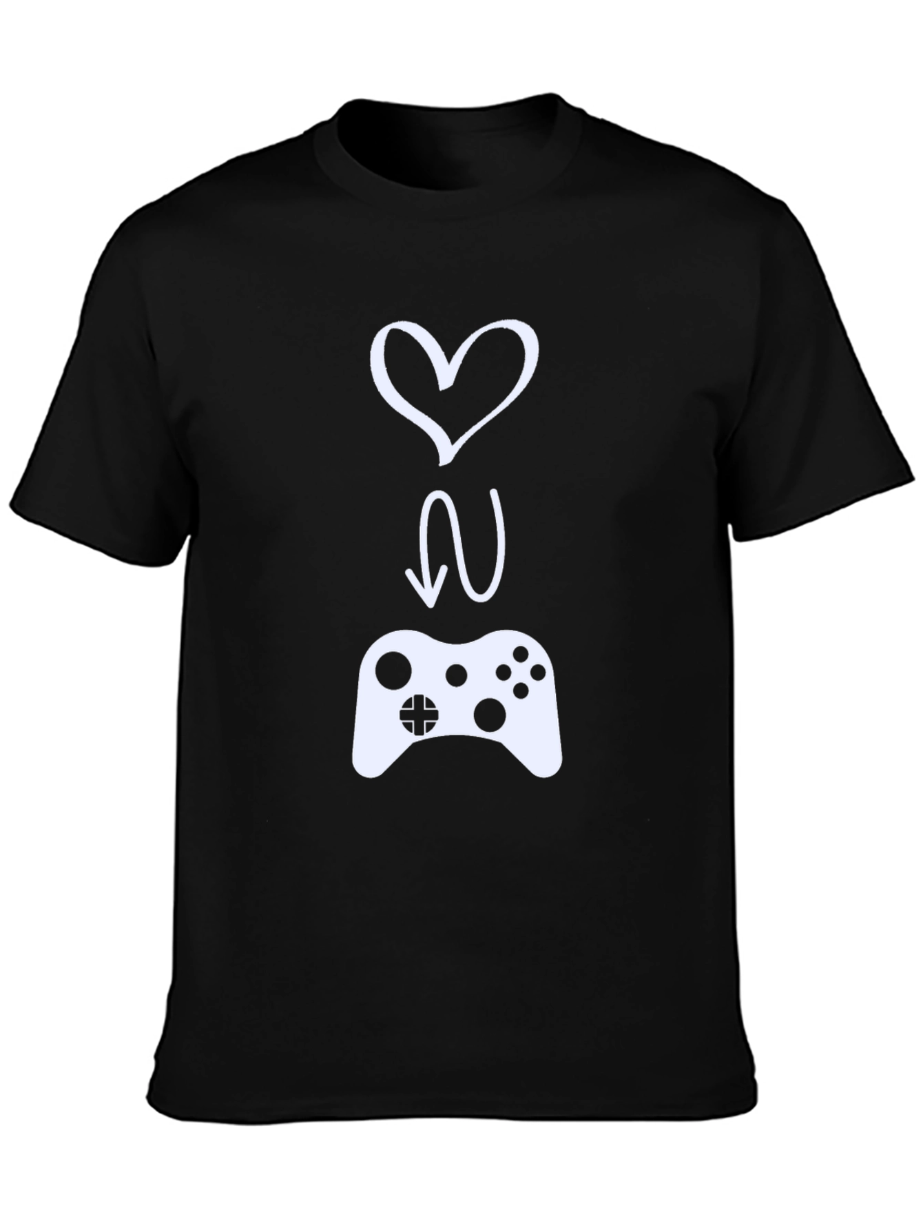 Love to Game Black T-Shirt