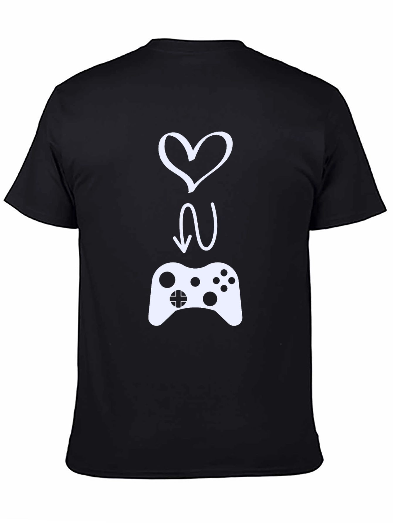 Love to Game Black T-Shirt