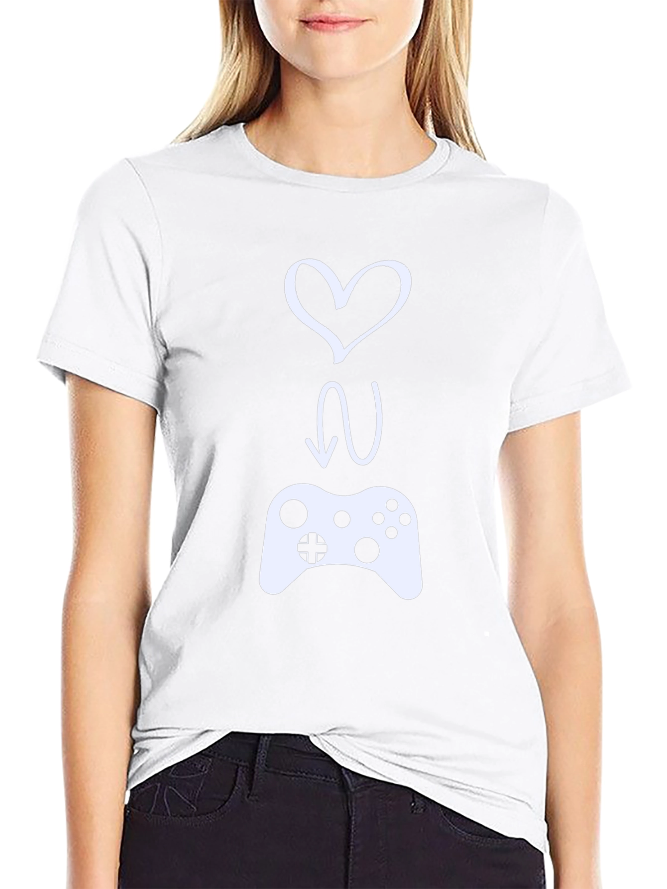 Love to Game Black T-Shirt