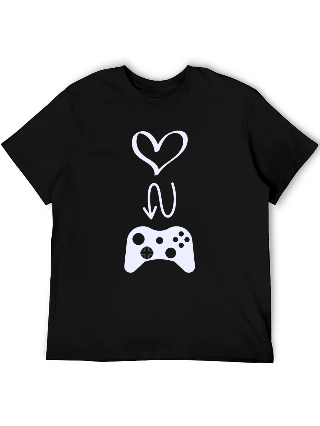 Love to Game Black T-Shirt