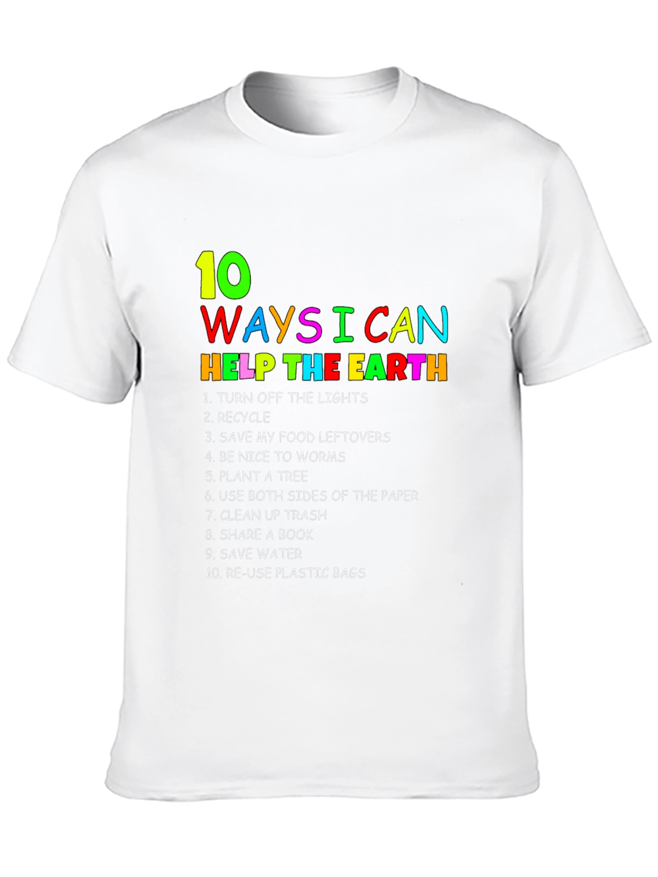 Eco-Friendly T-Shirt: 10 Ways to Help the Earth
