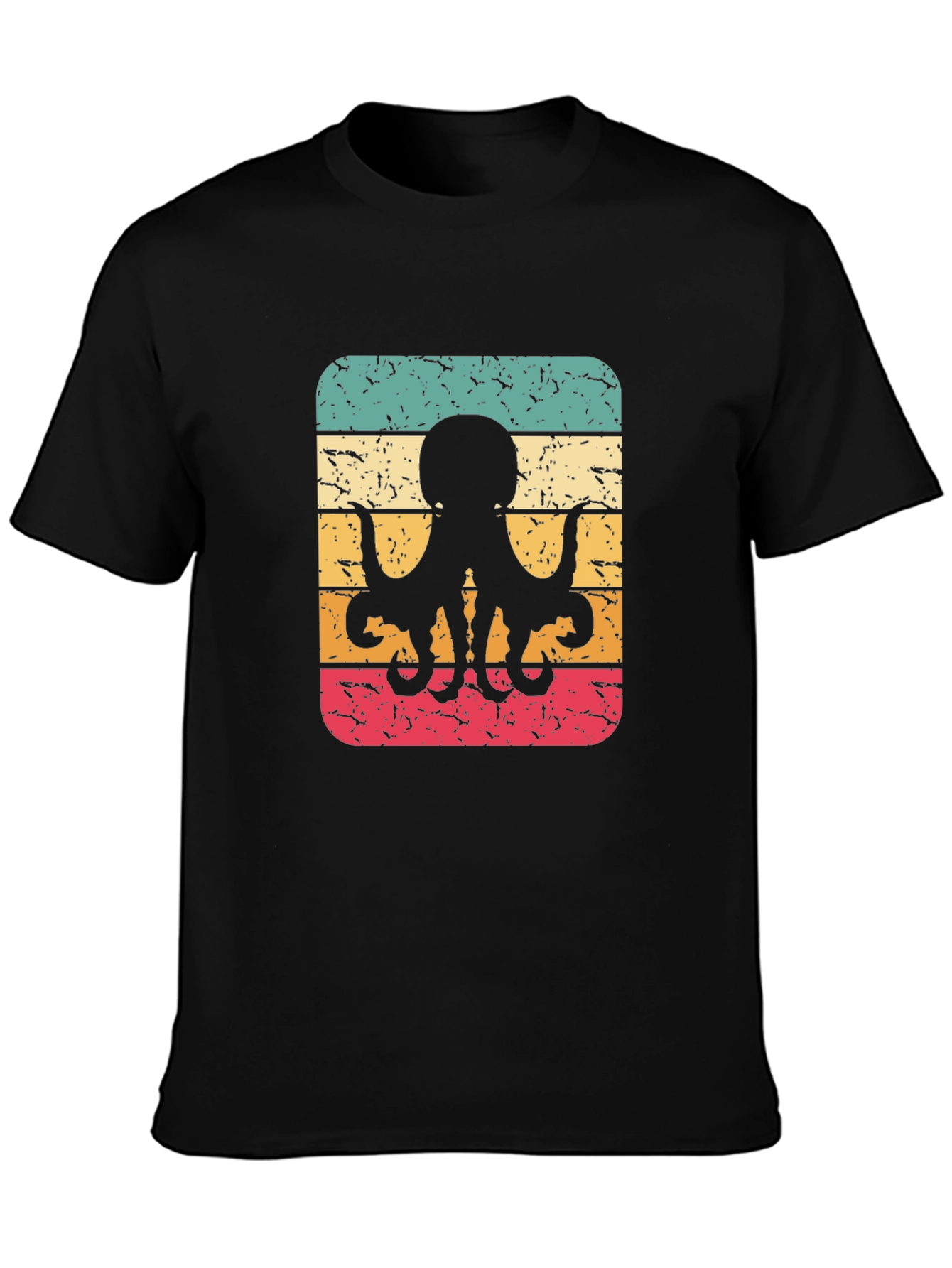 Retro Octopus Graphic T-Shirt