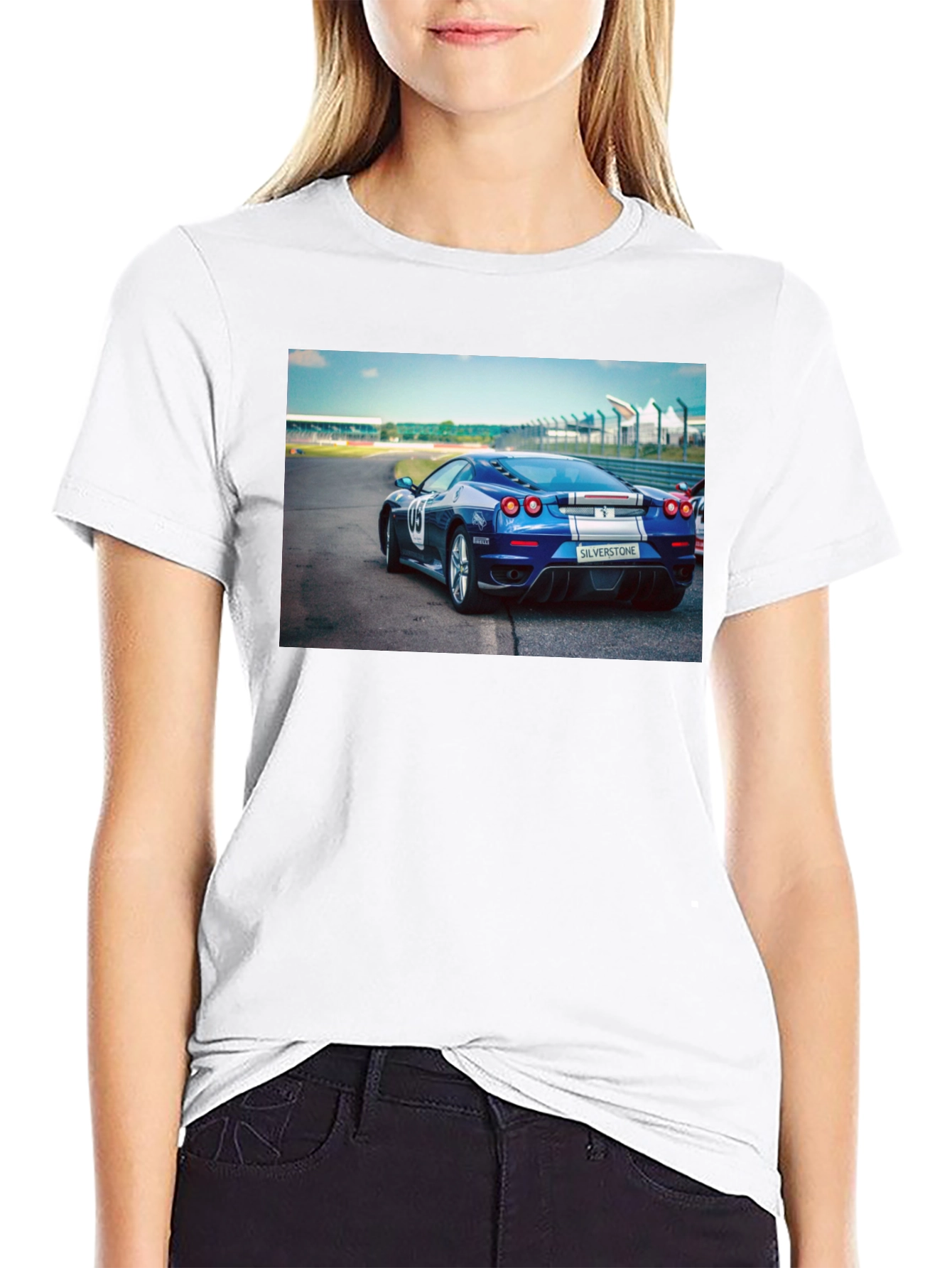 Sleek Blue Car T-Shirt