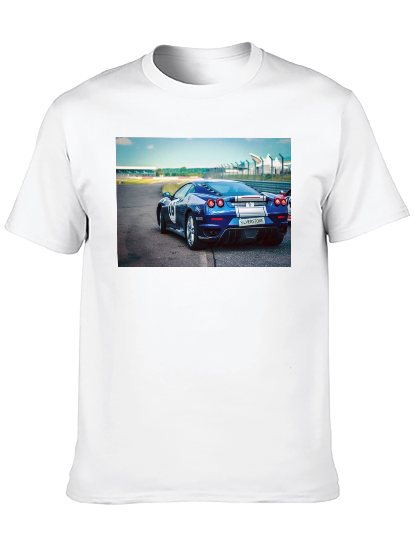 Sleek Blue Car T-Shirt