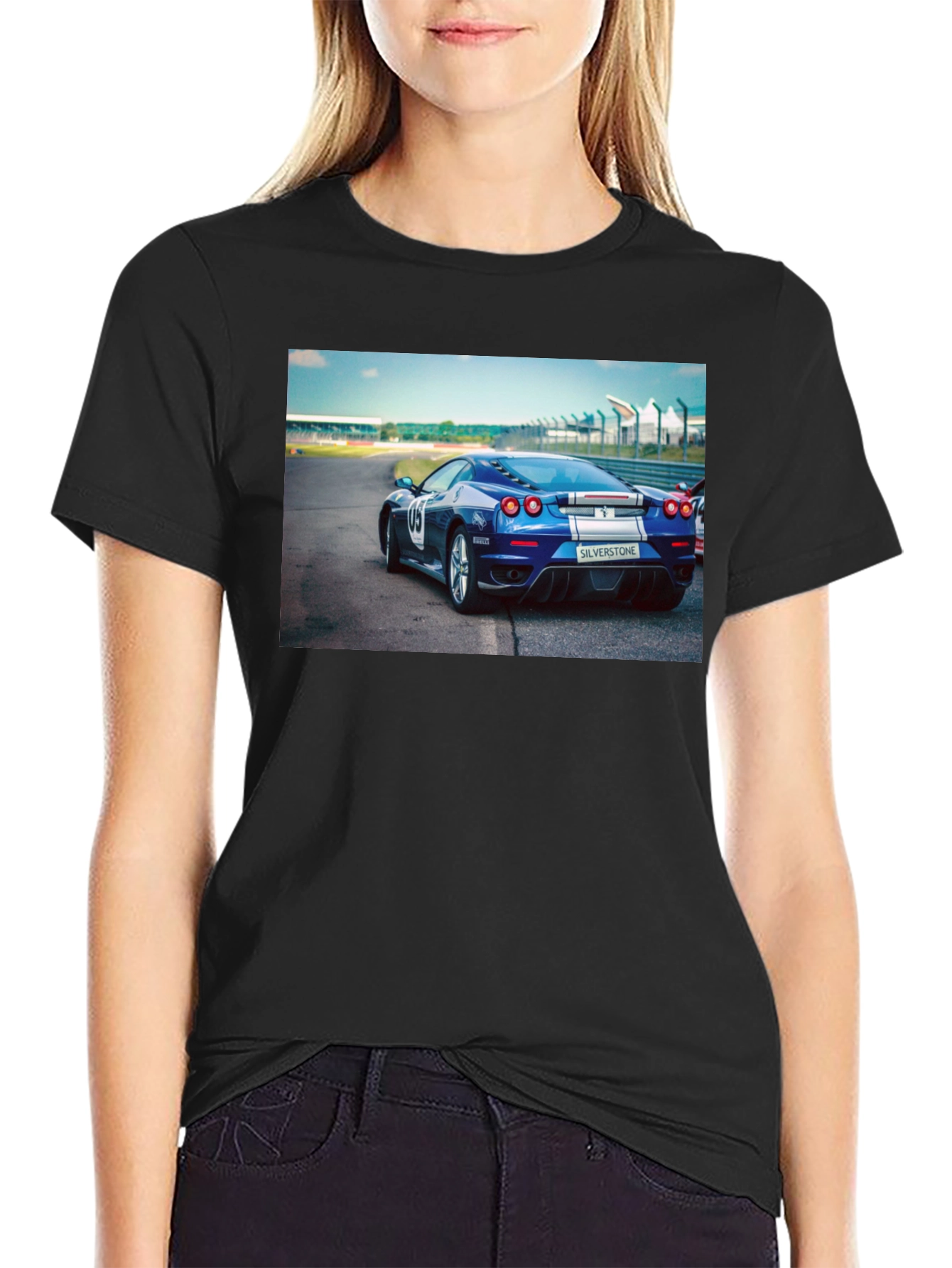 Sleek Blue Car T-Shirt