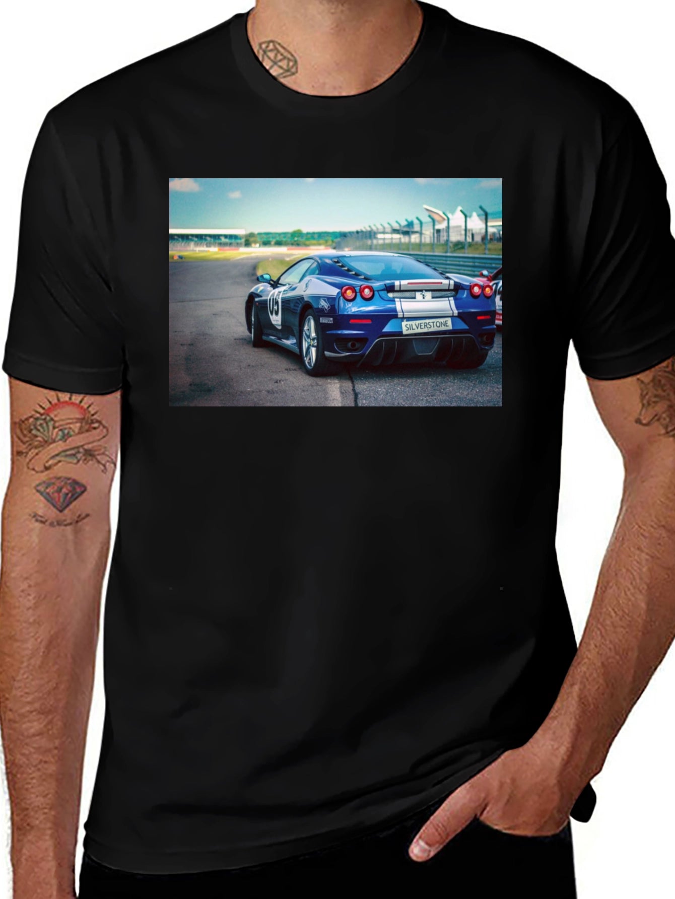 Sleek Blue Car T-Shirt