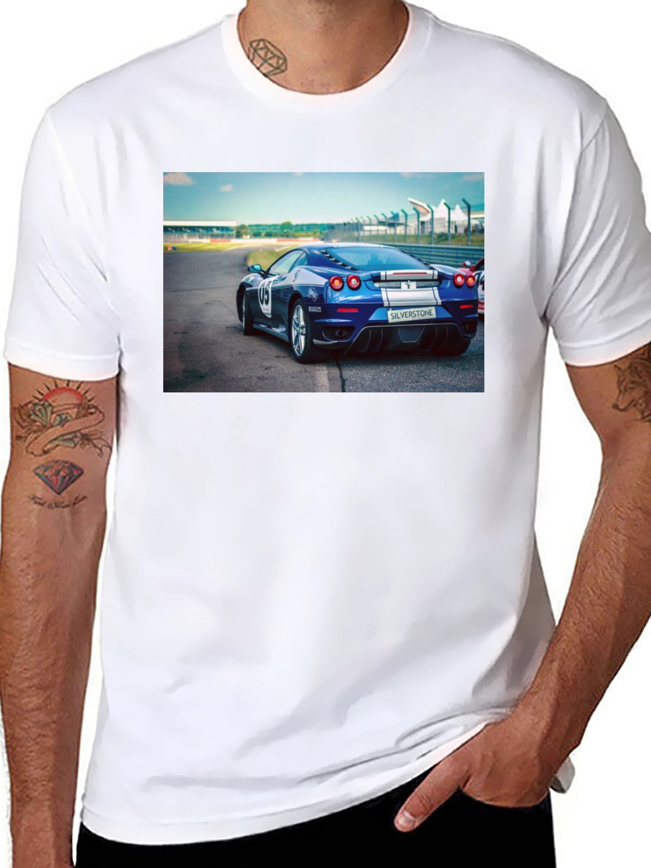 Sleek Blue Car T-Shirt