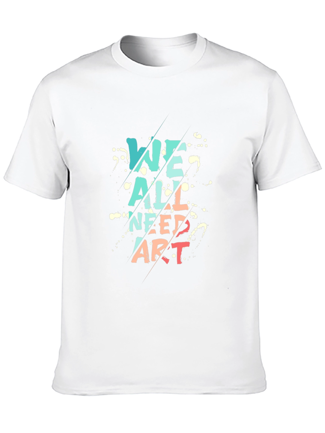 We All Need Art Black Graphic Tee