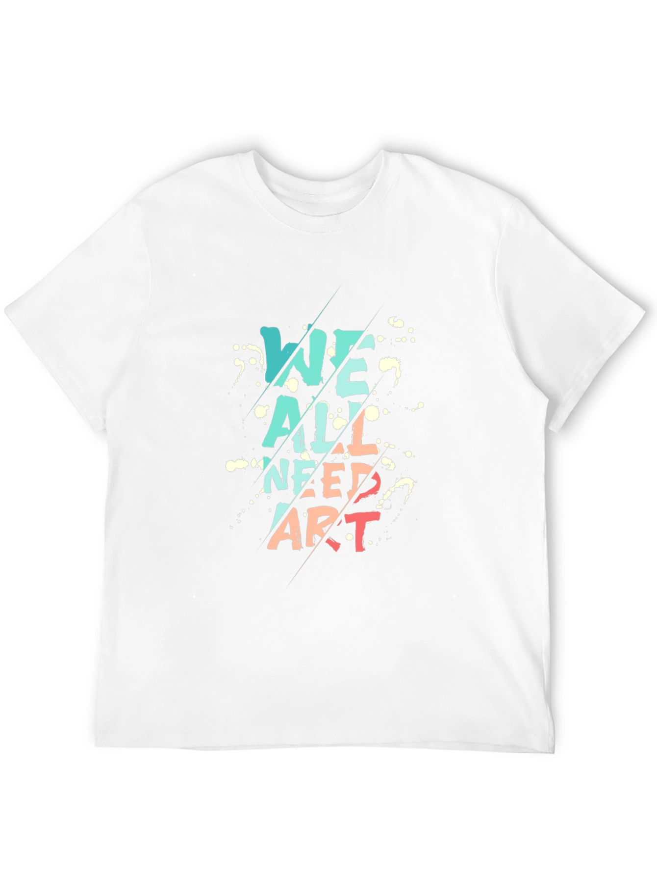We All Need Art Black Graphic Tee