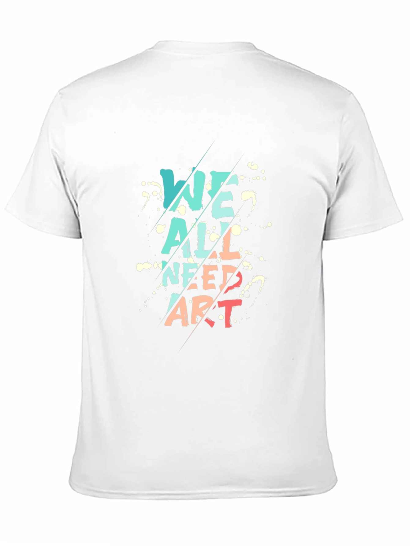 We All Need Art Black Graphic Tee