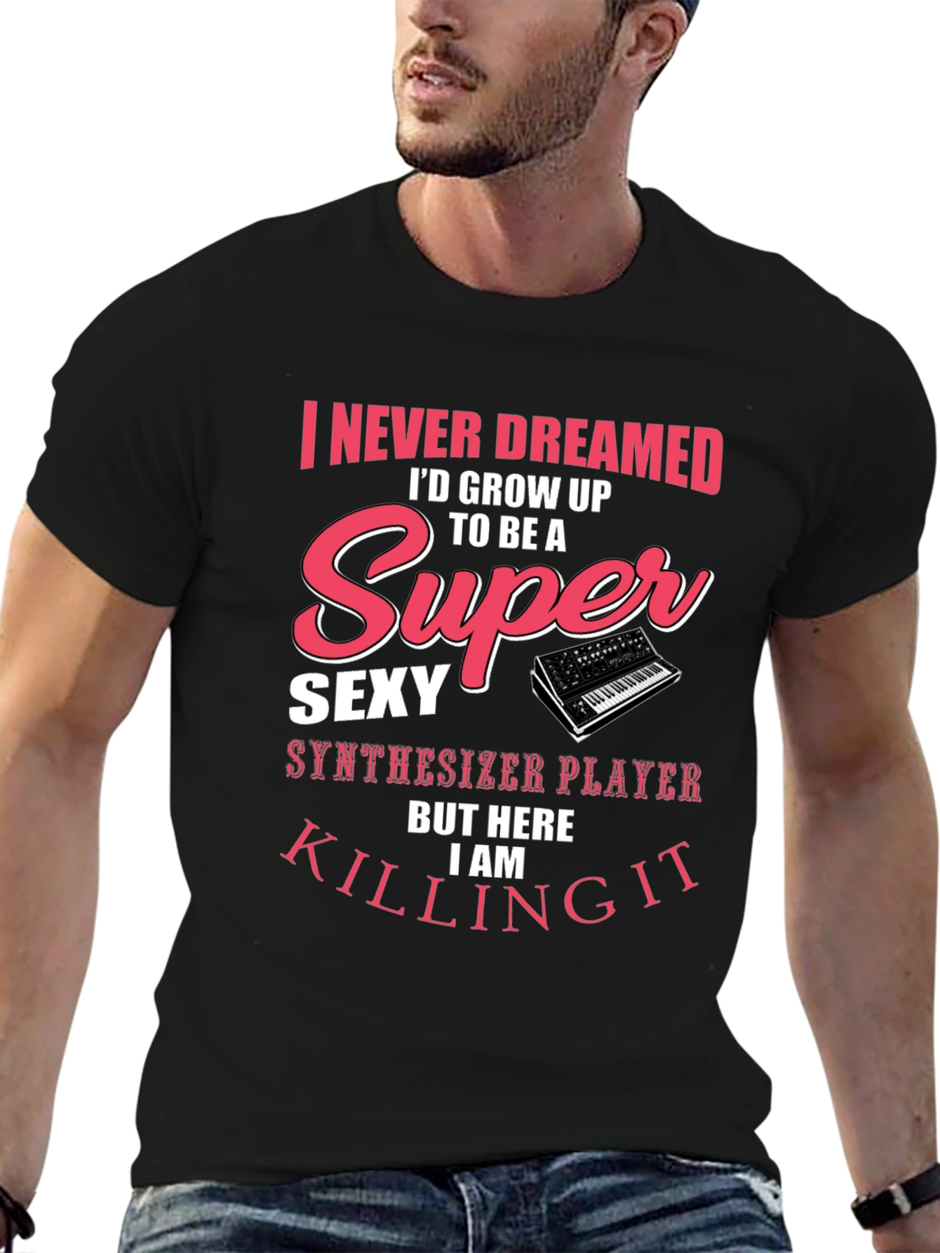 Super Sexy Synthesizer Player T-Shirt