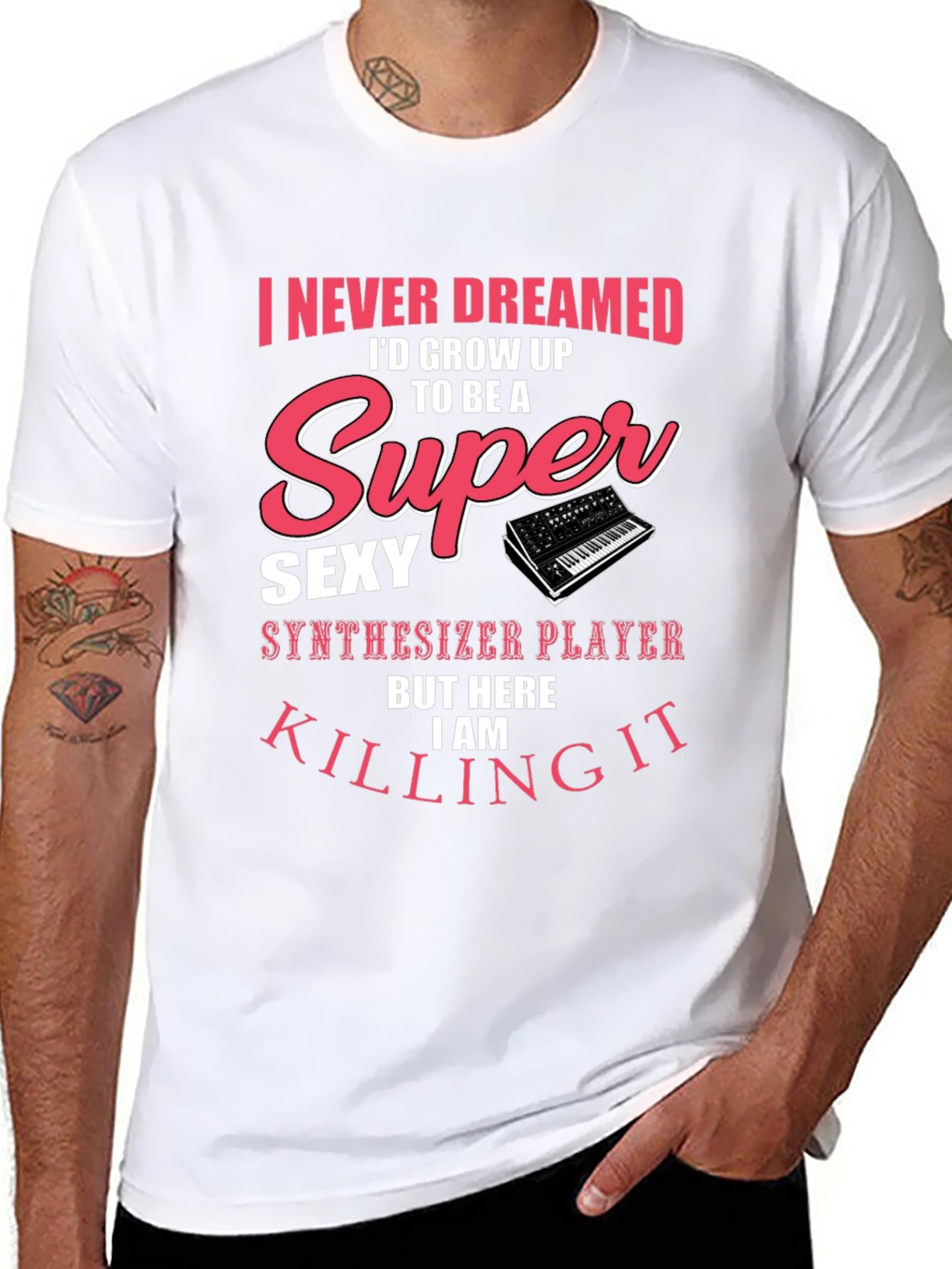Super Sexy Synthesizer Player T-Shirt