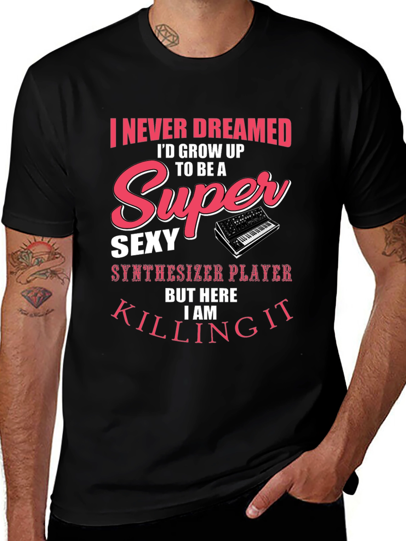 Super Sexy Synthesizer Player T-Shirt