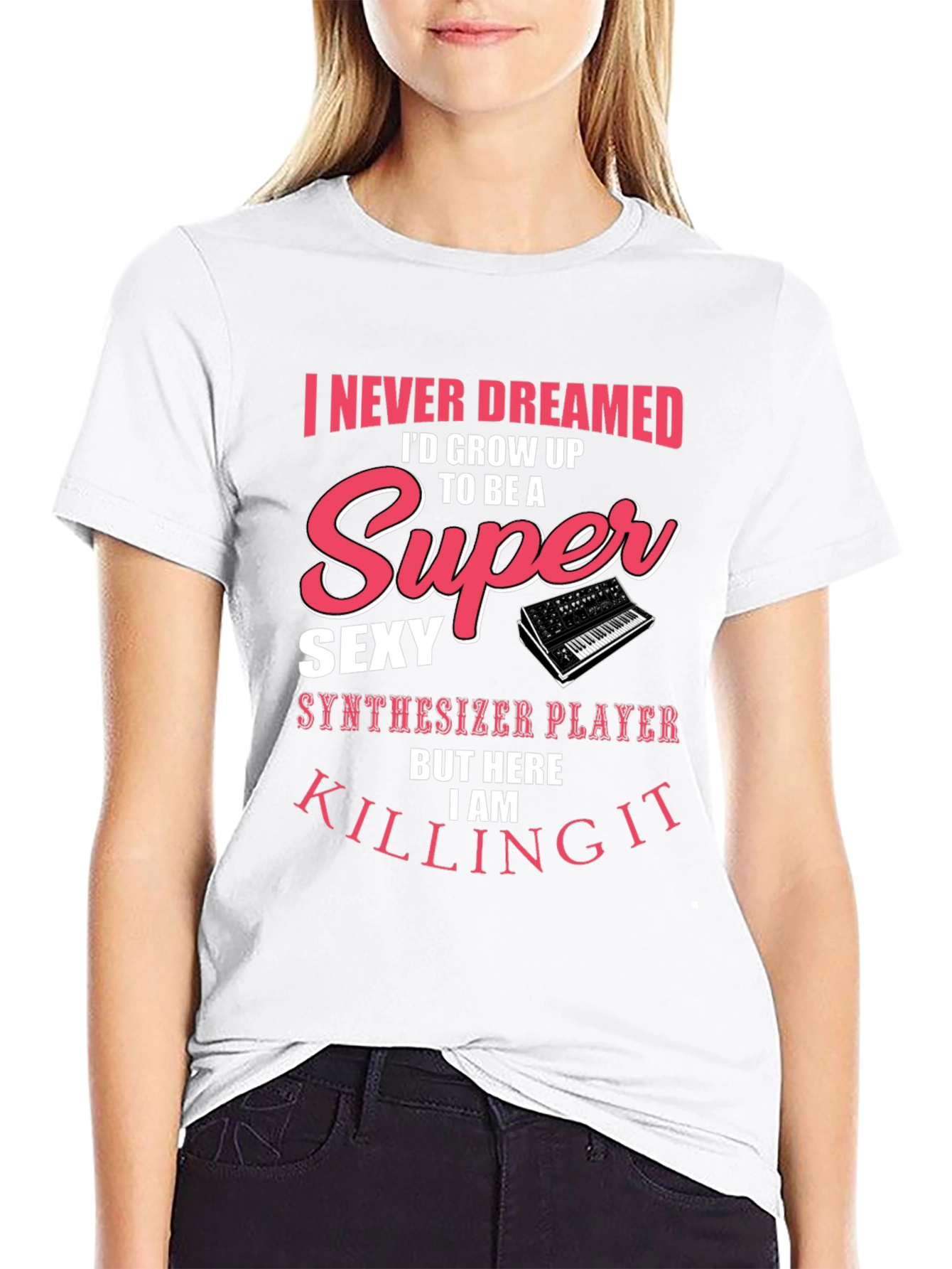 Super Sexy Synthesizer Player T-Shirt