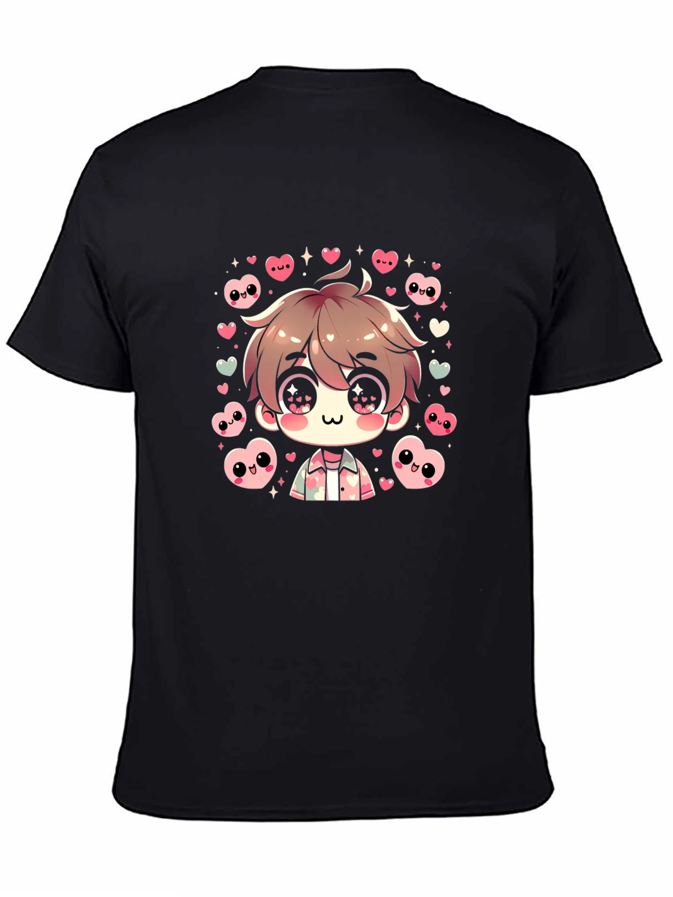 Anime Style Graphic Tee - Cute Kawaii Design
