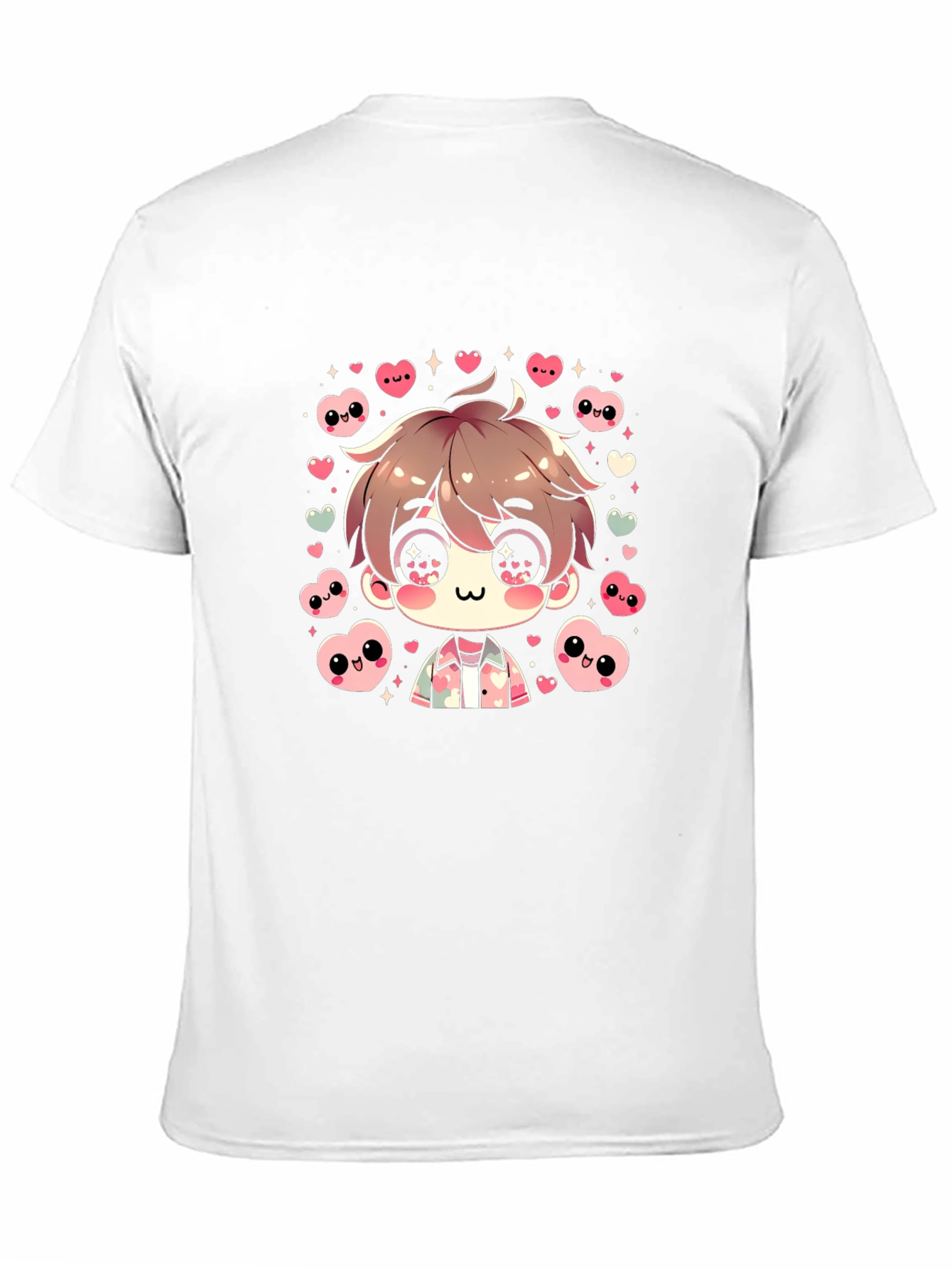 Anime Style Graphic Tee - Cute Kawaii Design