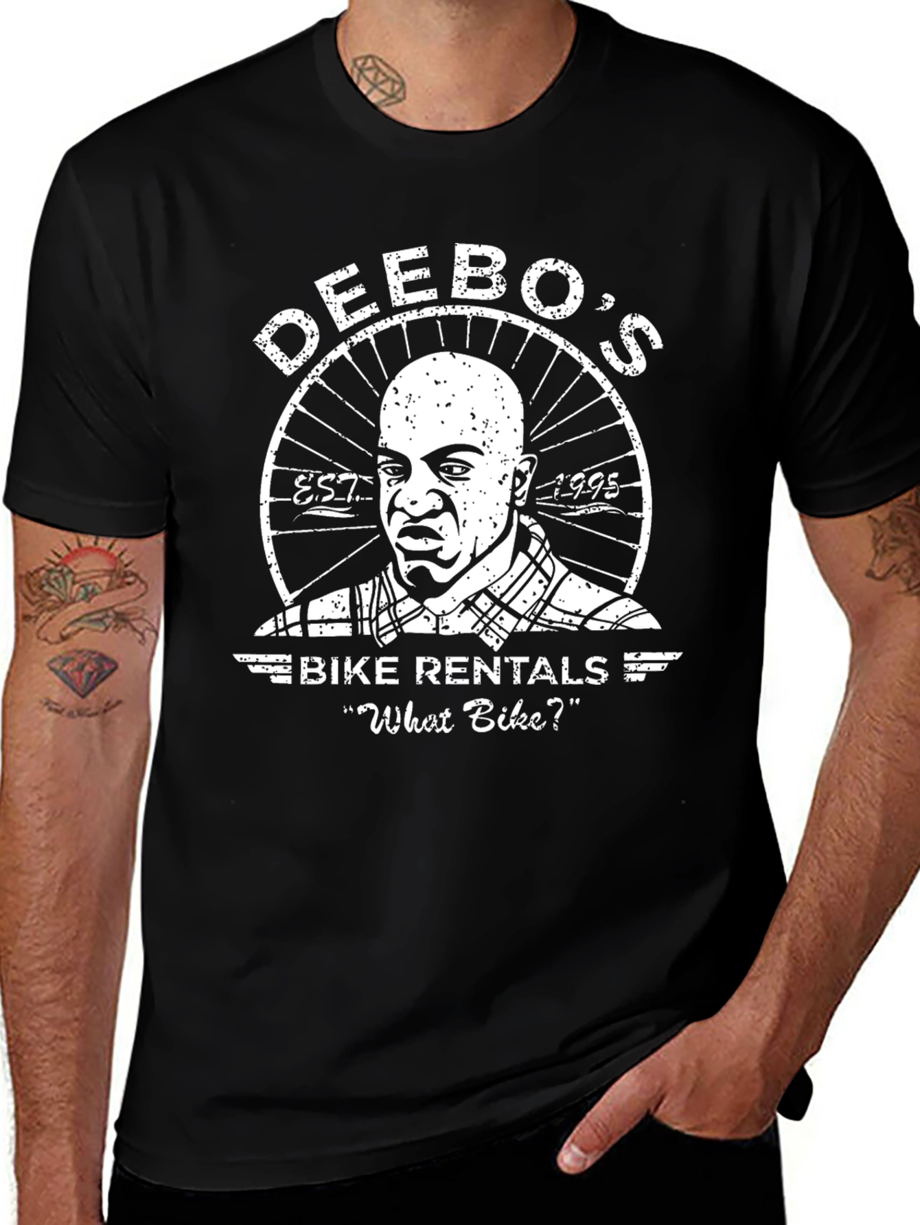 Deebos Bike Rentals T-Shirt - What Bike?